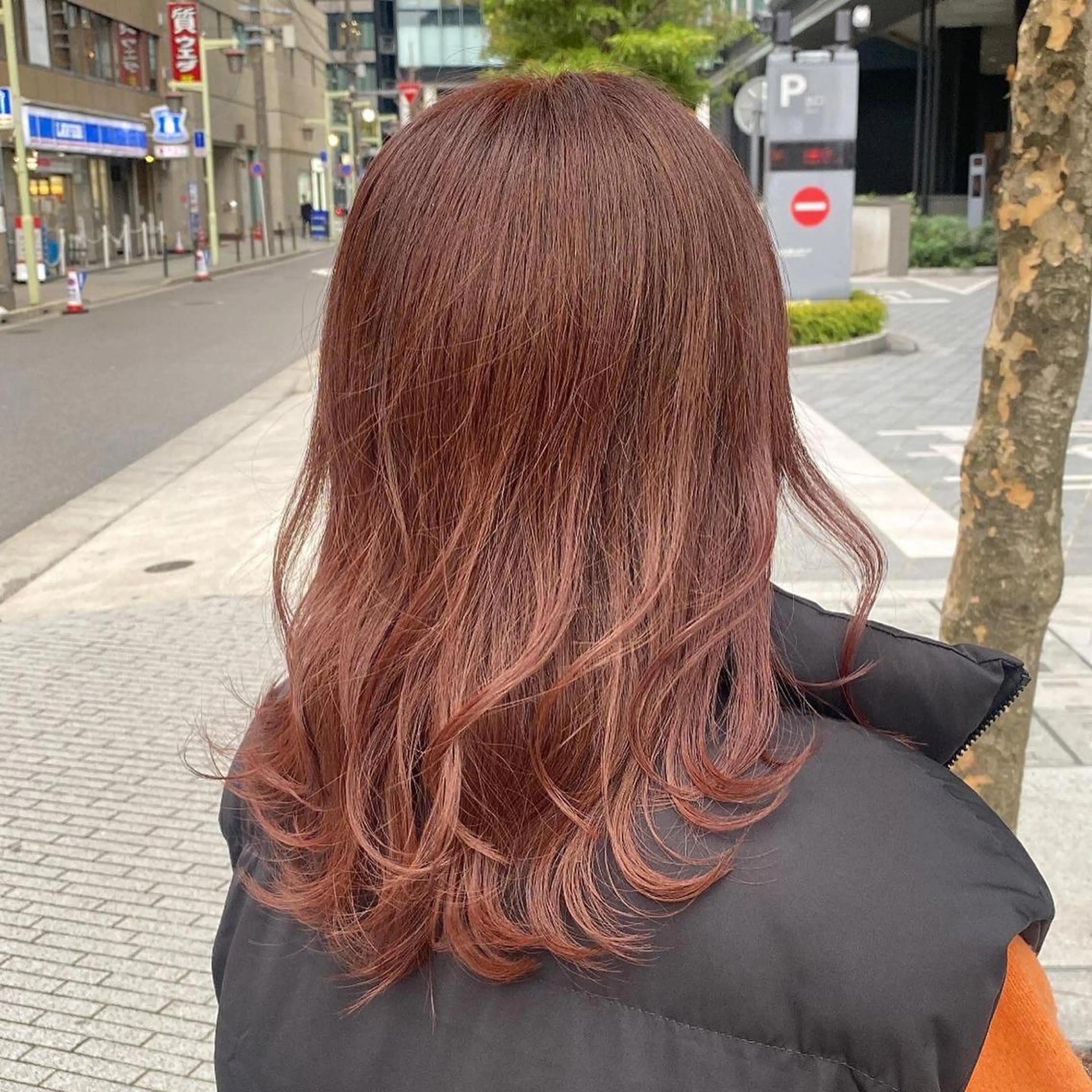 セミロング カットモデル/ 透明感ヘア/成瀬裕介のヘアスタイル