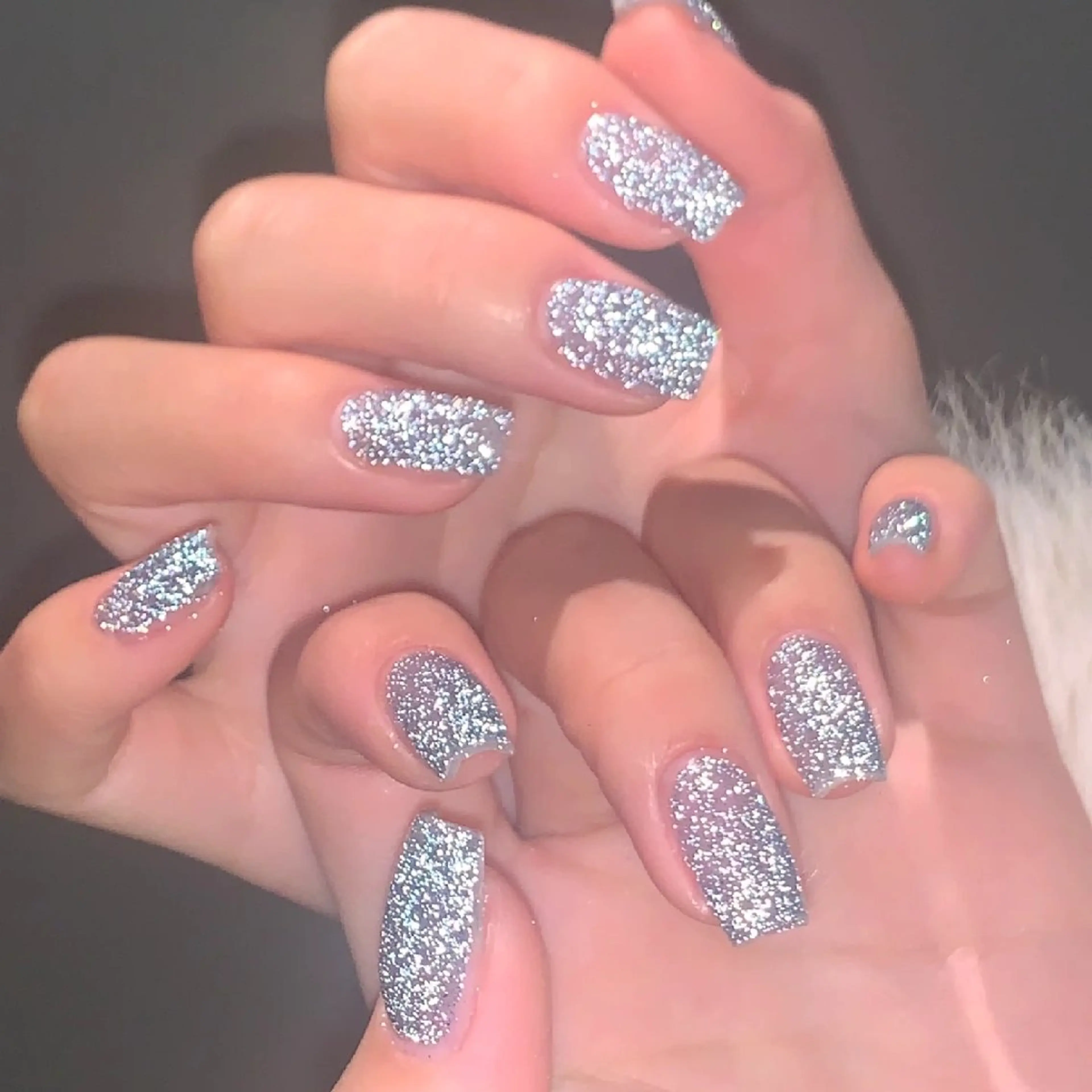 ネイル フラッシュネイル ハンドネイル ネイリストゆか💅 長さだし、深爪矯正のネイルデザイン