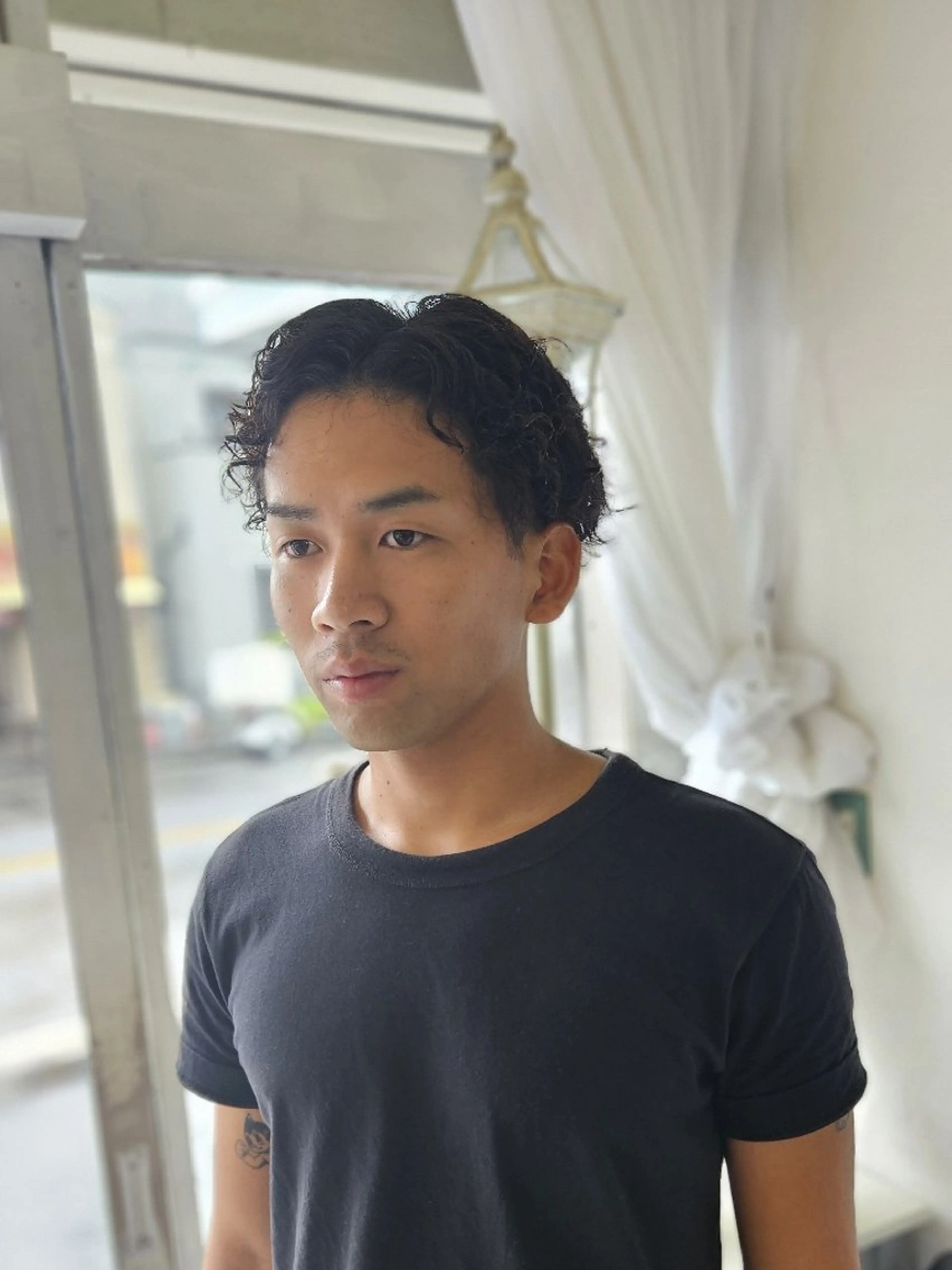パーマ メンズ パーマ Coppe pan所属・熊野 タイソンのヘアスタイル