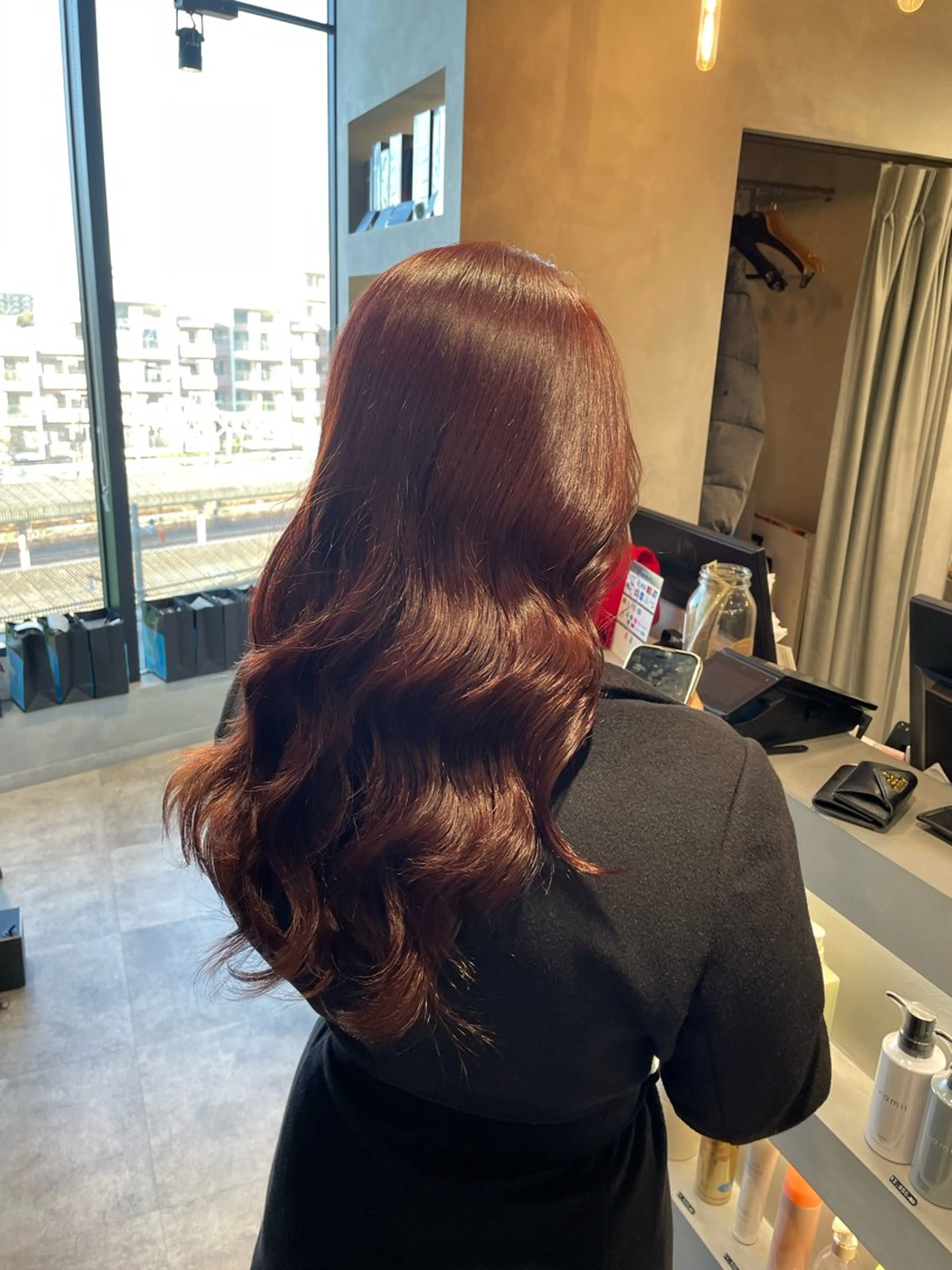 ロング カラー ヘアカラー トリートメント 暖色/ハイトーン/ カラー/HBLのヘアスタイル