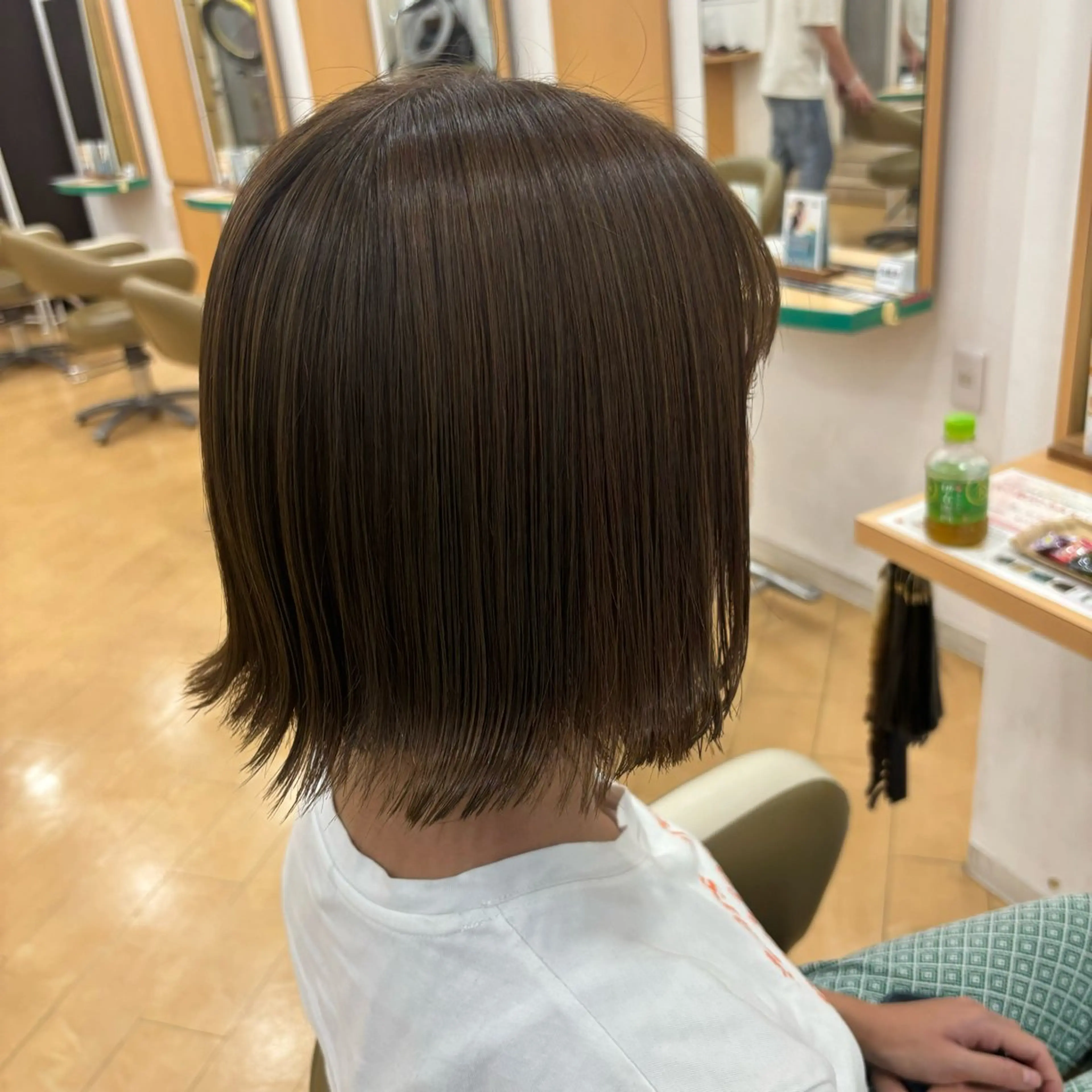 ミディアム カラー カット ヘアカラー トリートメント 🎀🤍芦澤 李音🤍🎀のヘアスタイル