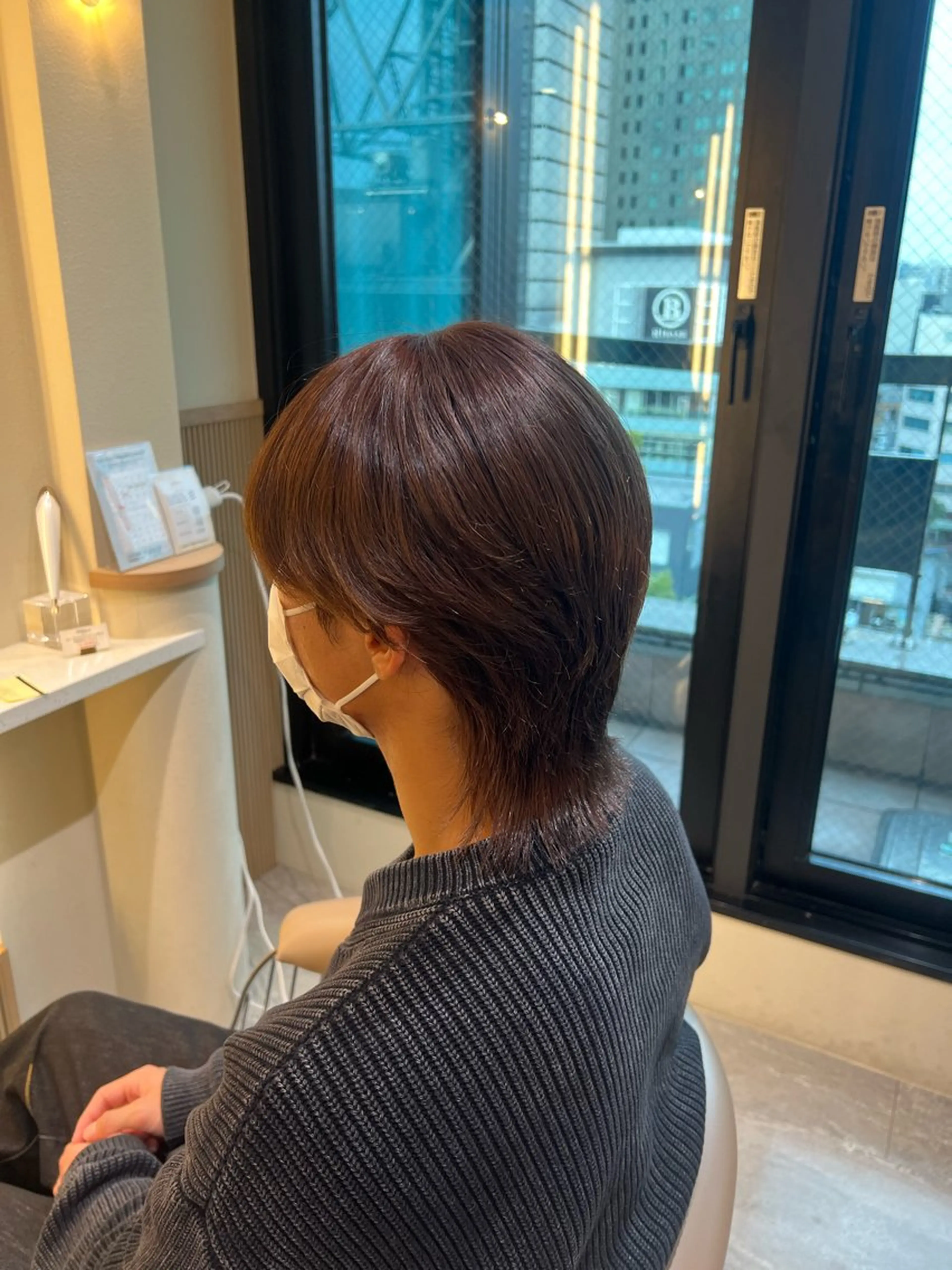 メンズ マッシュ カット ヘアカラー 神山 海里のヘアスタイル