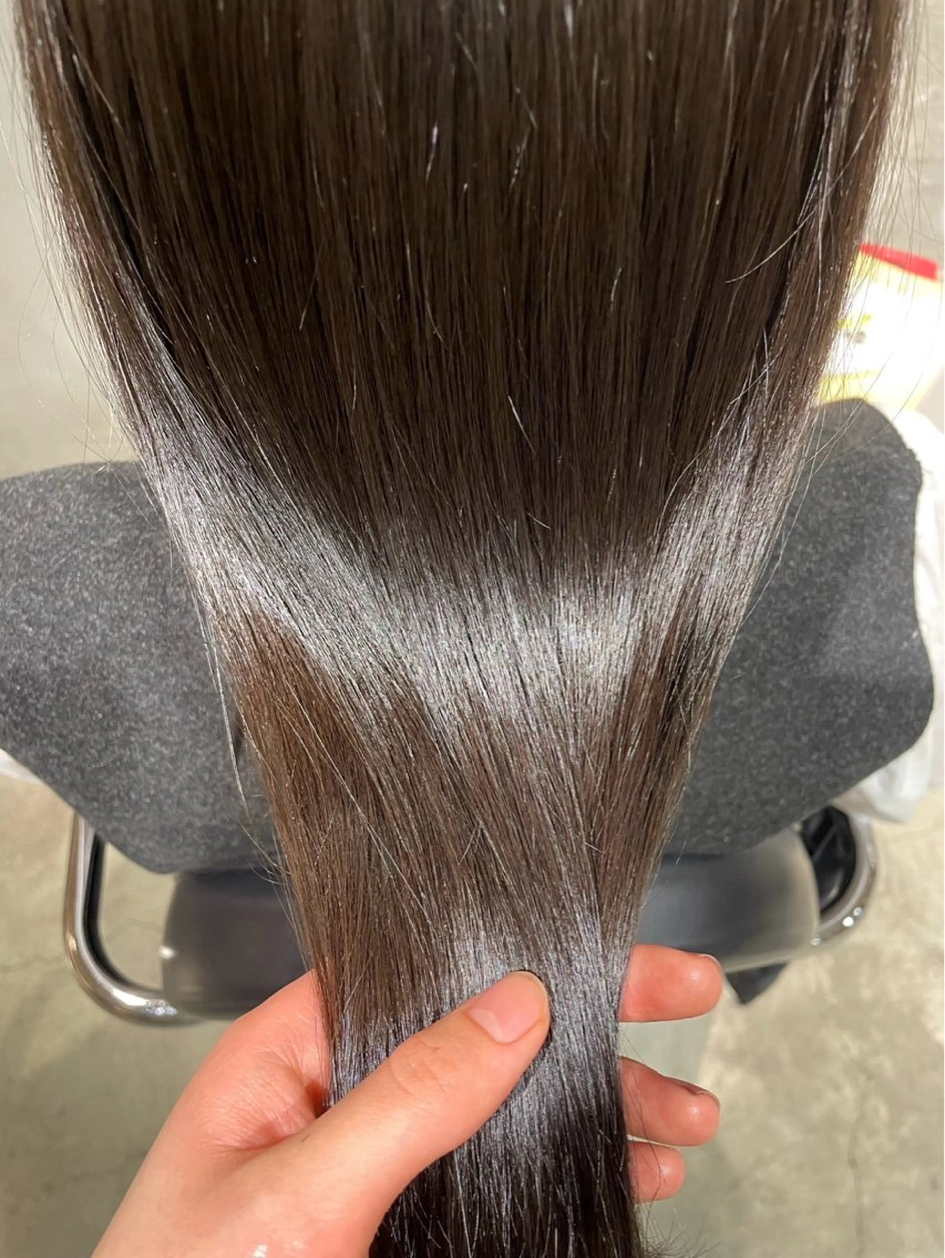 セミロング カラー カット ヘアカラー Qin shaire salon 原宿店所属・髪質改善/透明感カラ ー/Atsukoのヘアスタイル