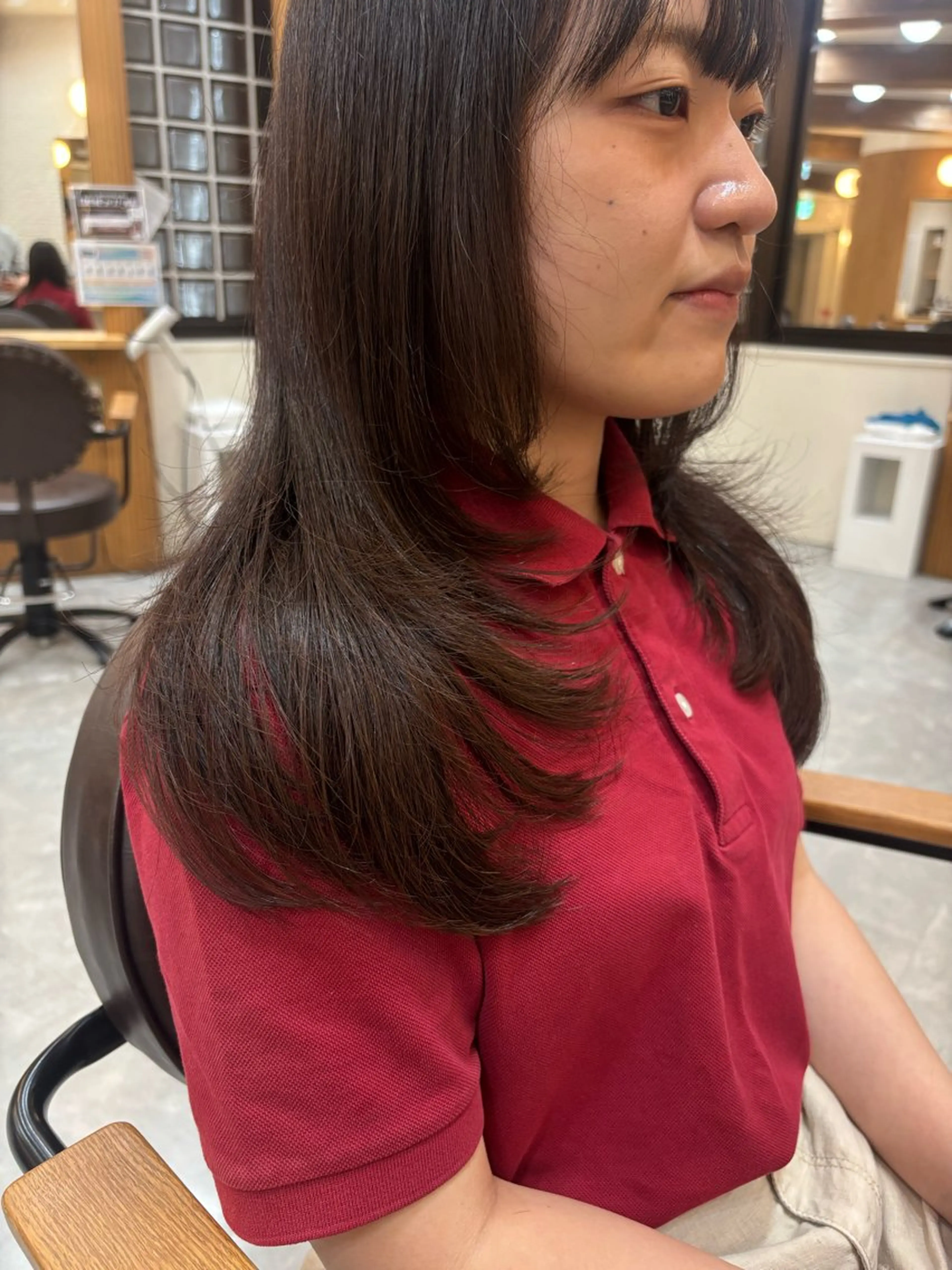 ロング レイヤーカット カット ROPE 本厚木店 かなみのヘアスタイル