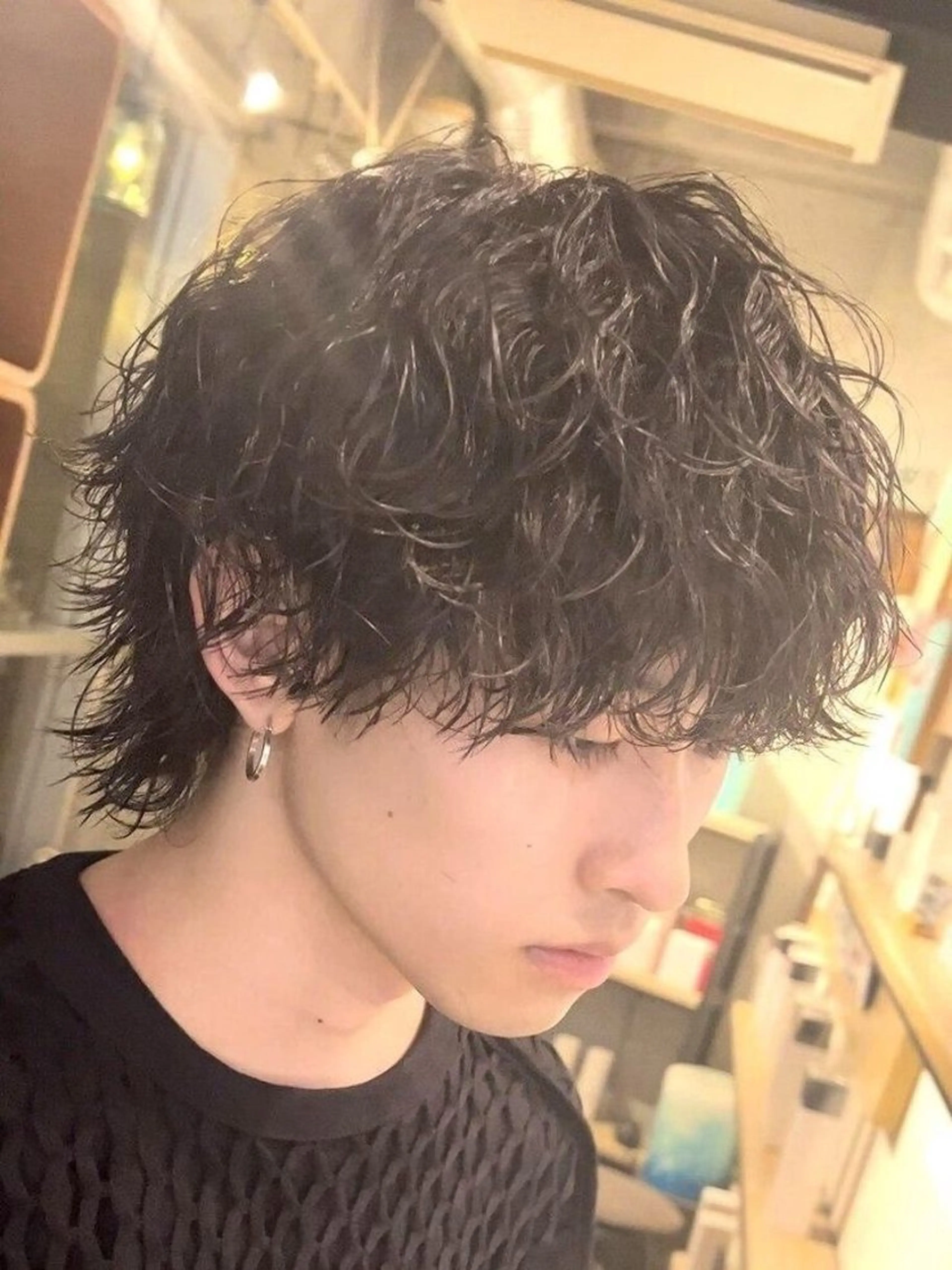 メンズカット➕波巻きパーマの写真