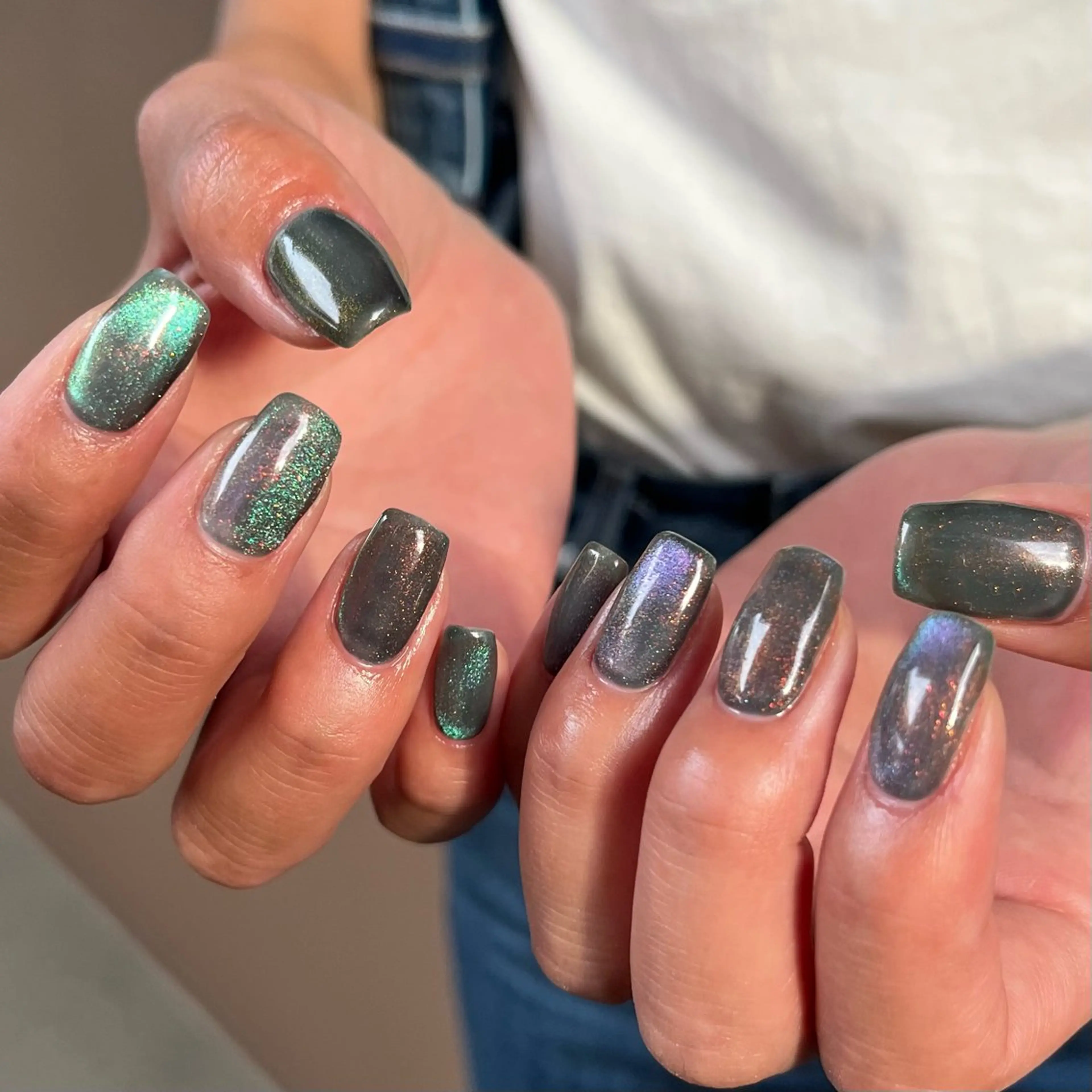ネイル マグネットネイル nail salon O (en)所属・vegh. nail／阿波座のネイルデザイン