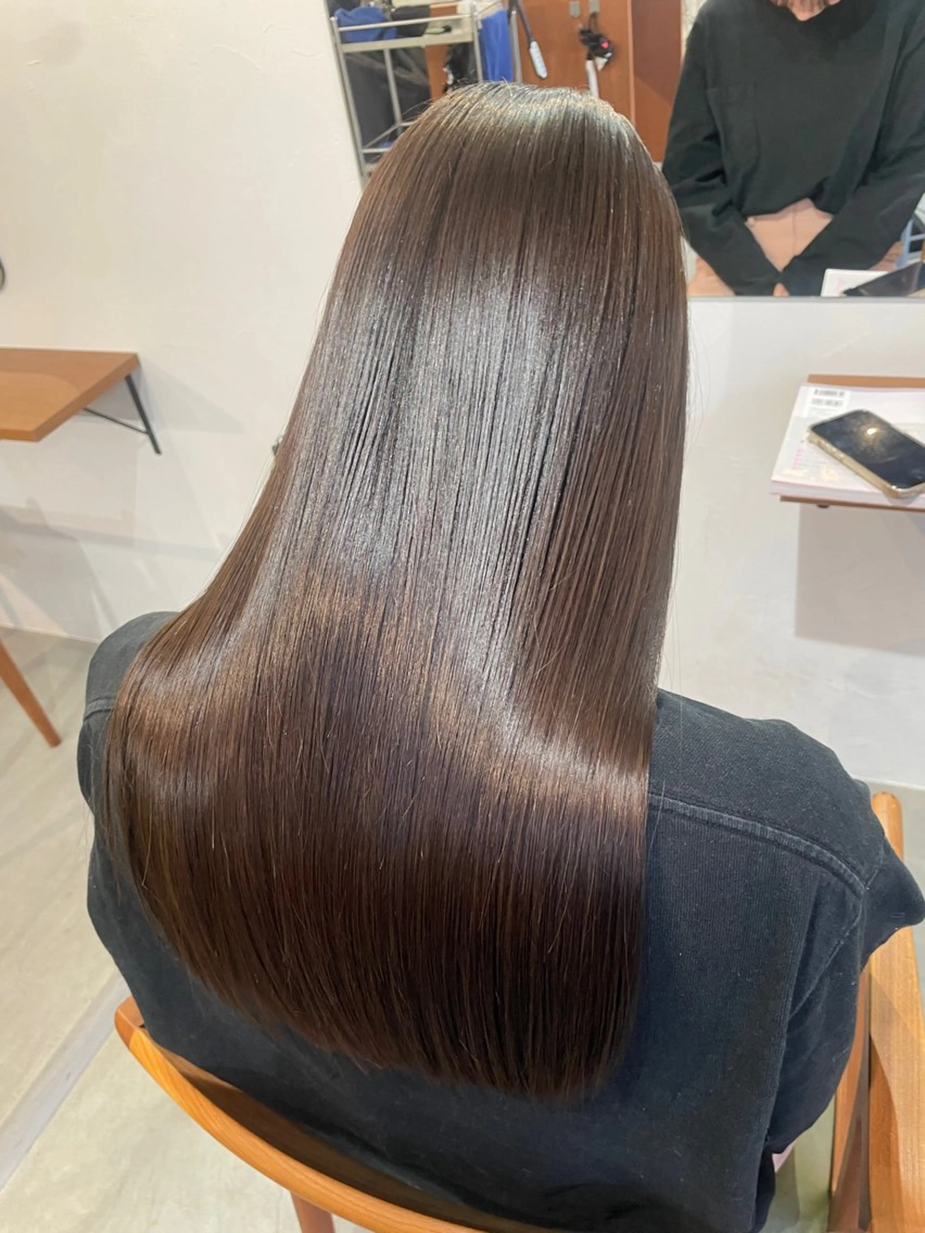 セミロング 縮毛矯正 Yoh-所属・【縮毛モデル募集】 Yoh-/HABUのヘアスタイル