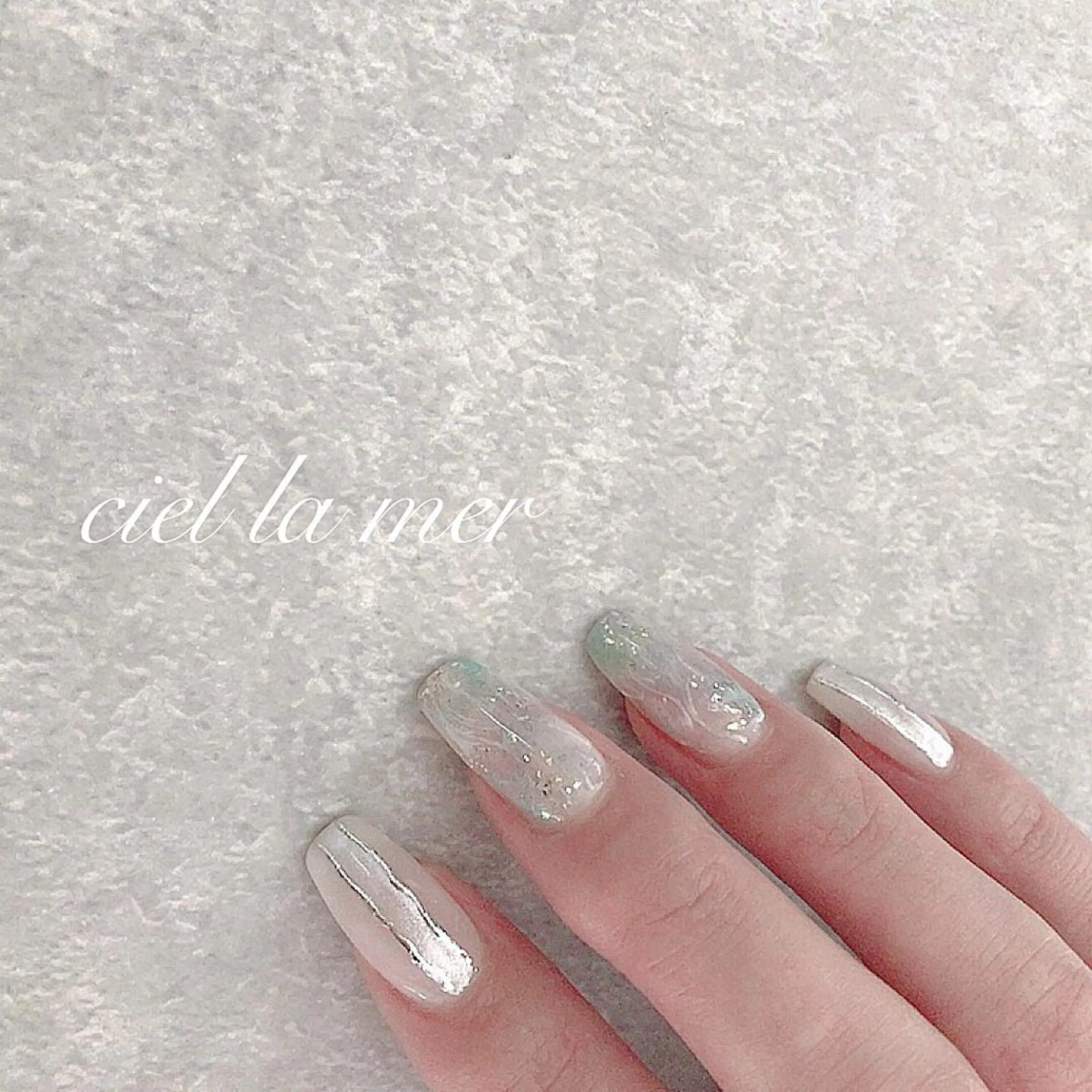 ネイル ハンドネイル フットネイル ciel la merのネイルデザイン