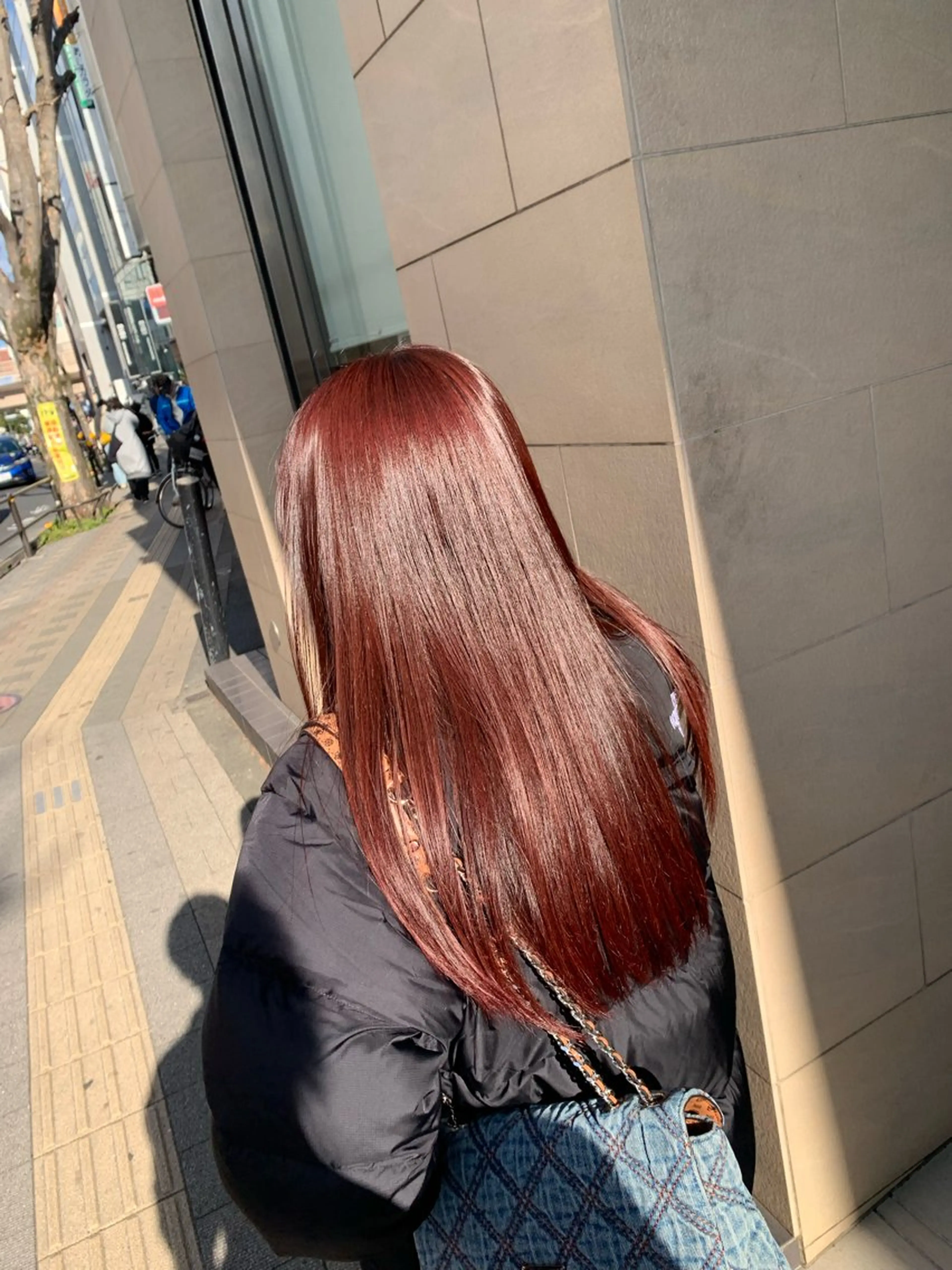 ロング カラー メンズカットパーマ 【フェザーパーマ】のヘアスタイル