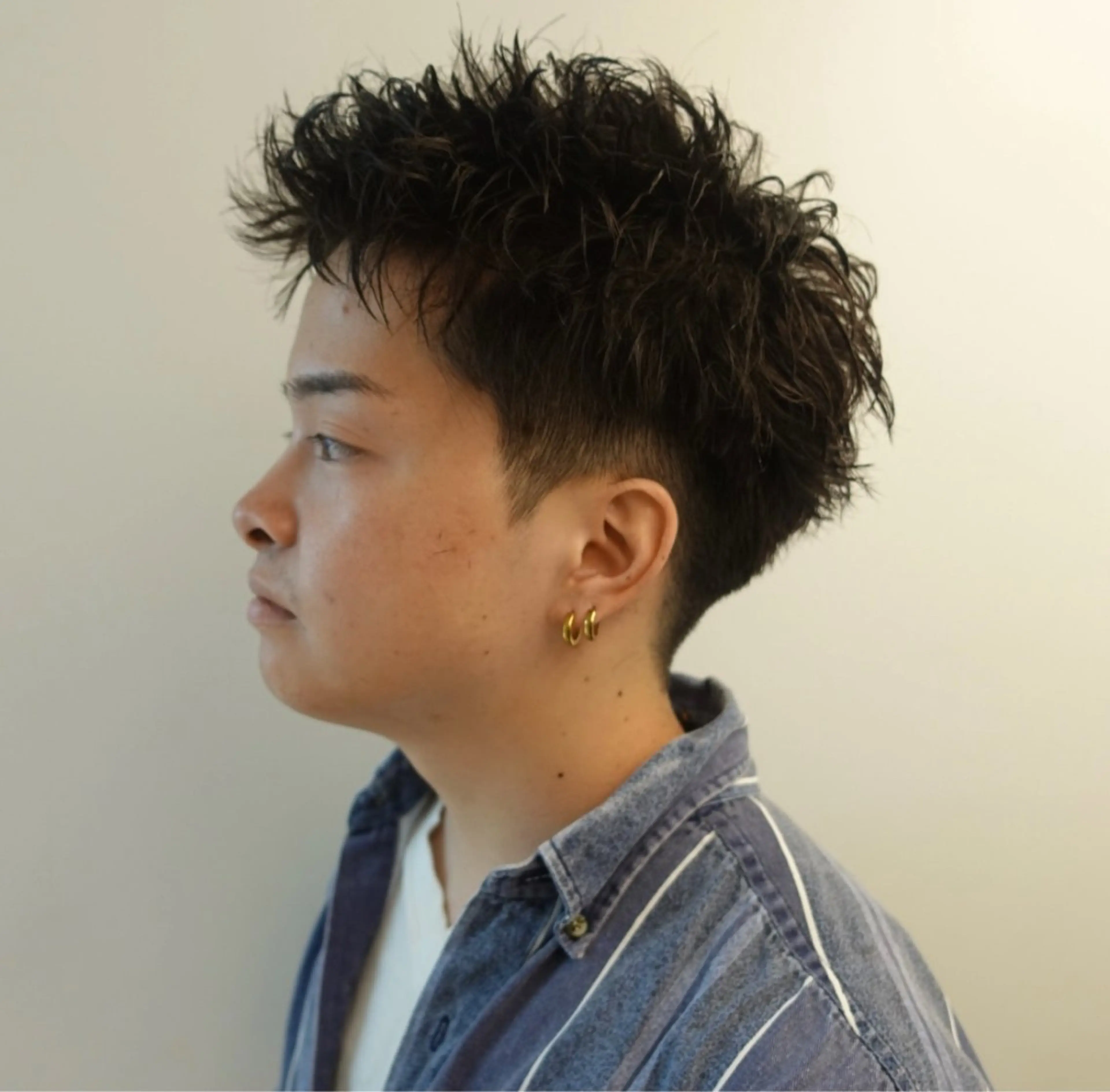 パーマ メンズ カット ハイトーン/ メンズ/ 櫻本🌐のヘアスタイル