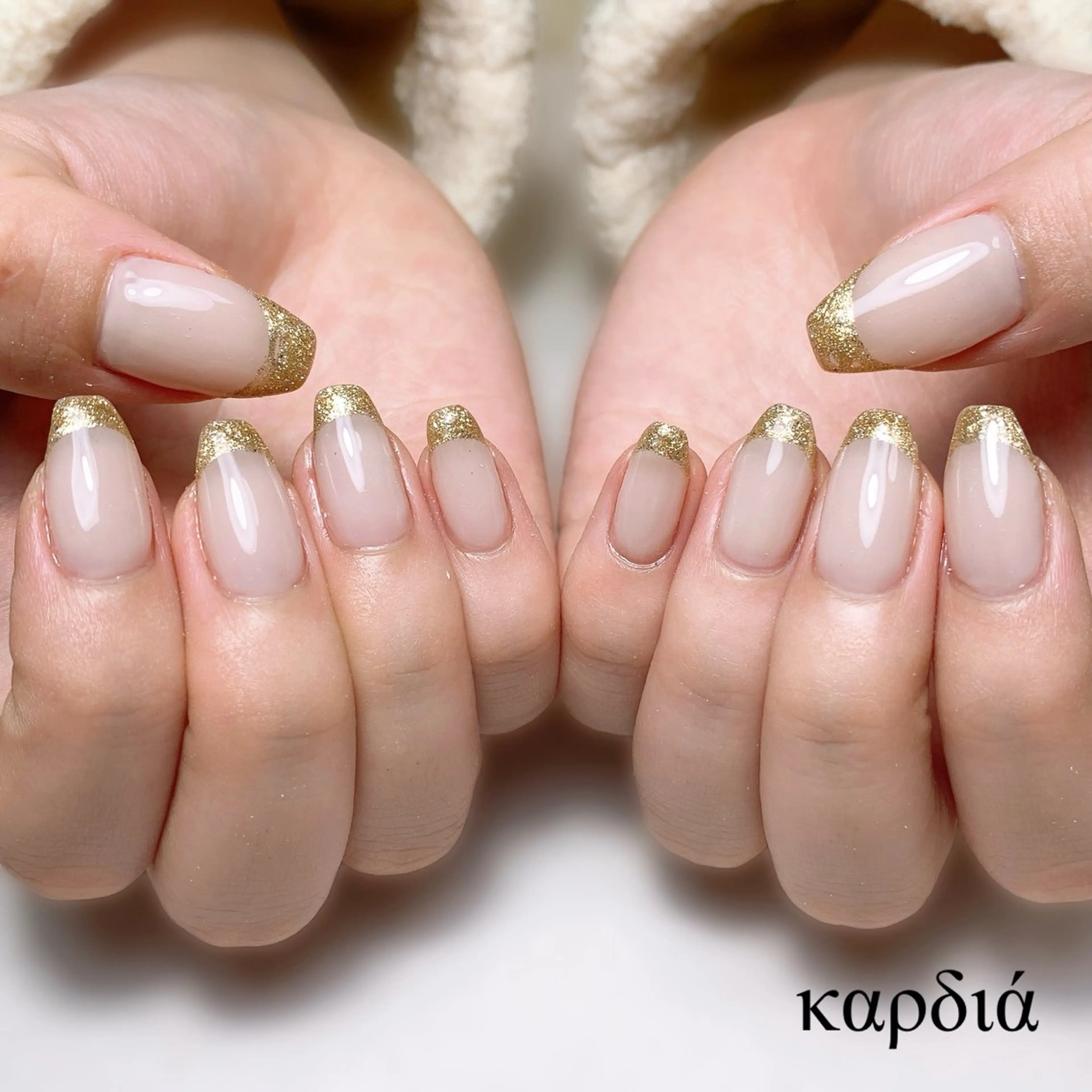 ネイル ハンドネイル καρδιά -ｶﾙﾃﾞｨｱ-のネイルデザイン