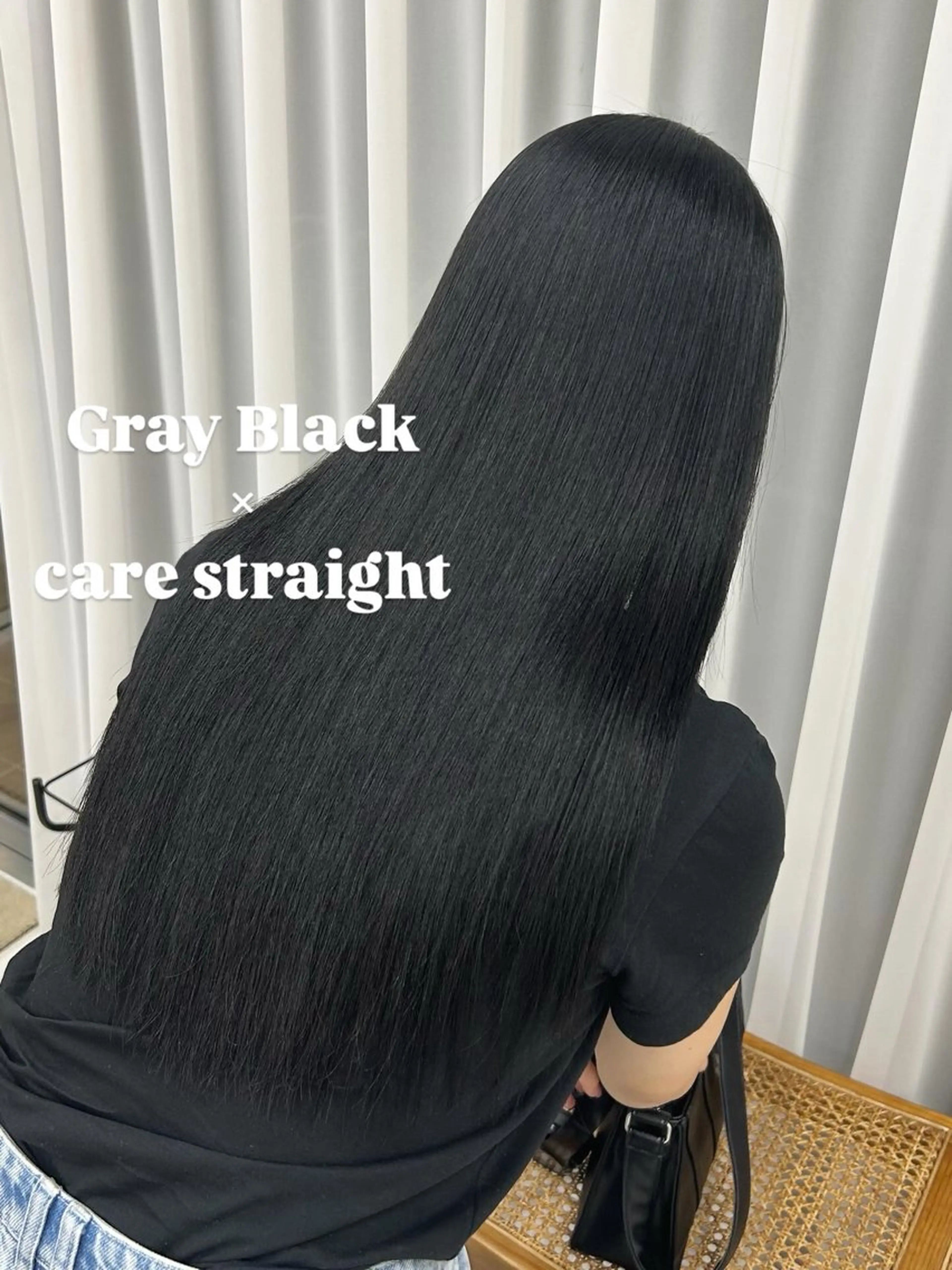 カラー+ケアストレートの写真