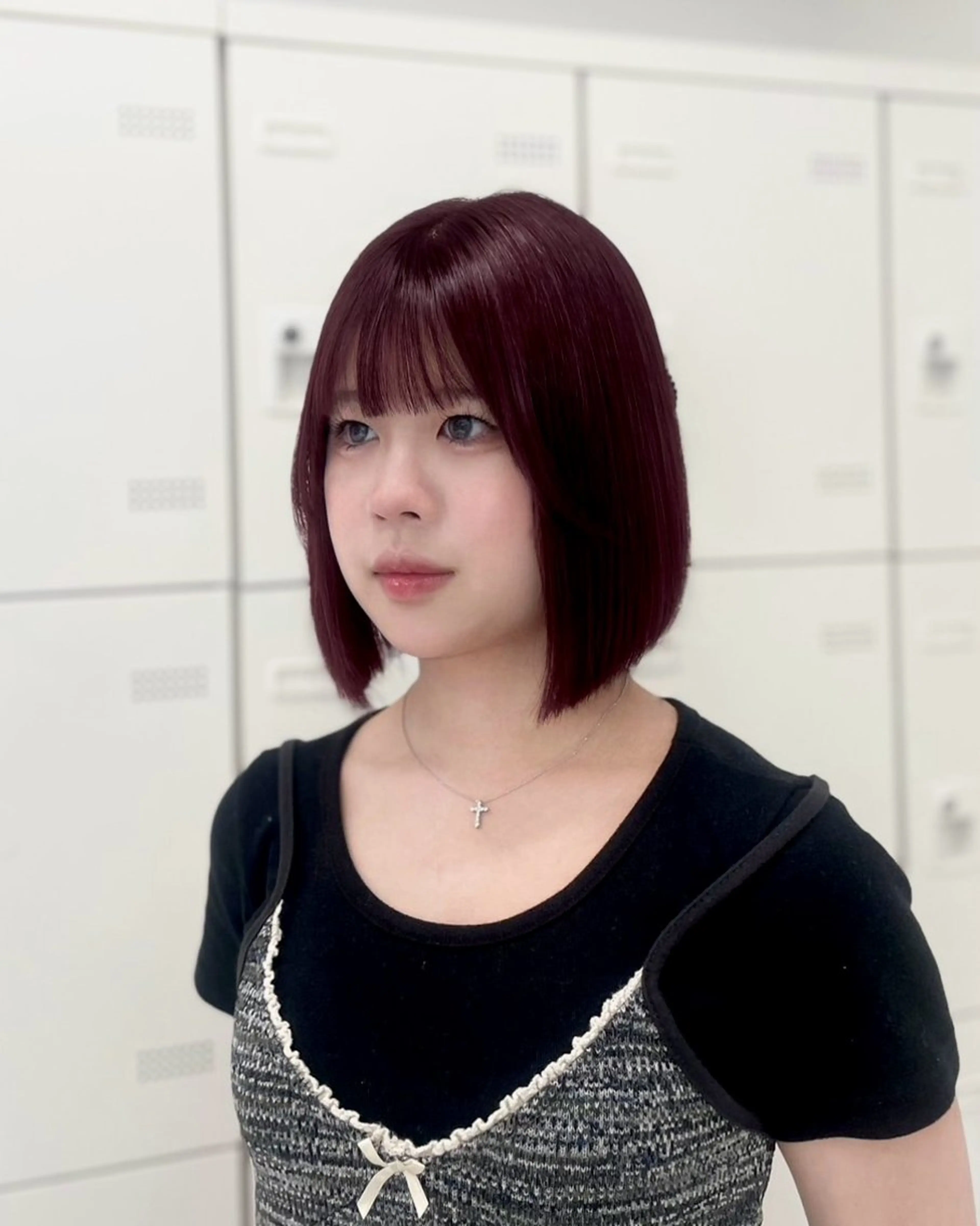 ショート カラー うる艶韓国ヘア 🤍りんのヘアスタイル