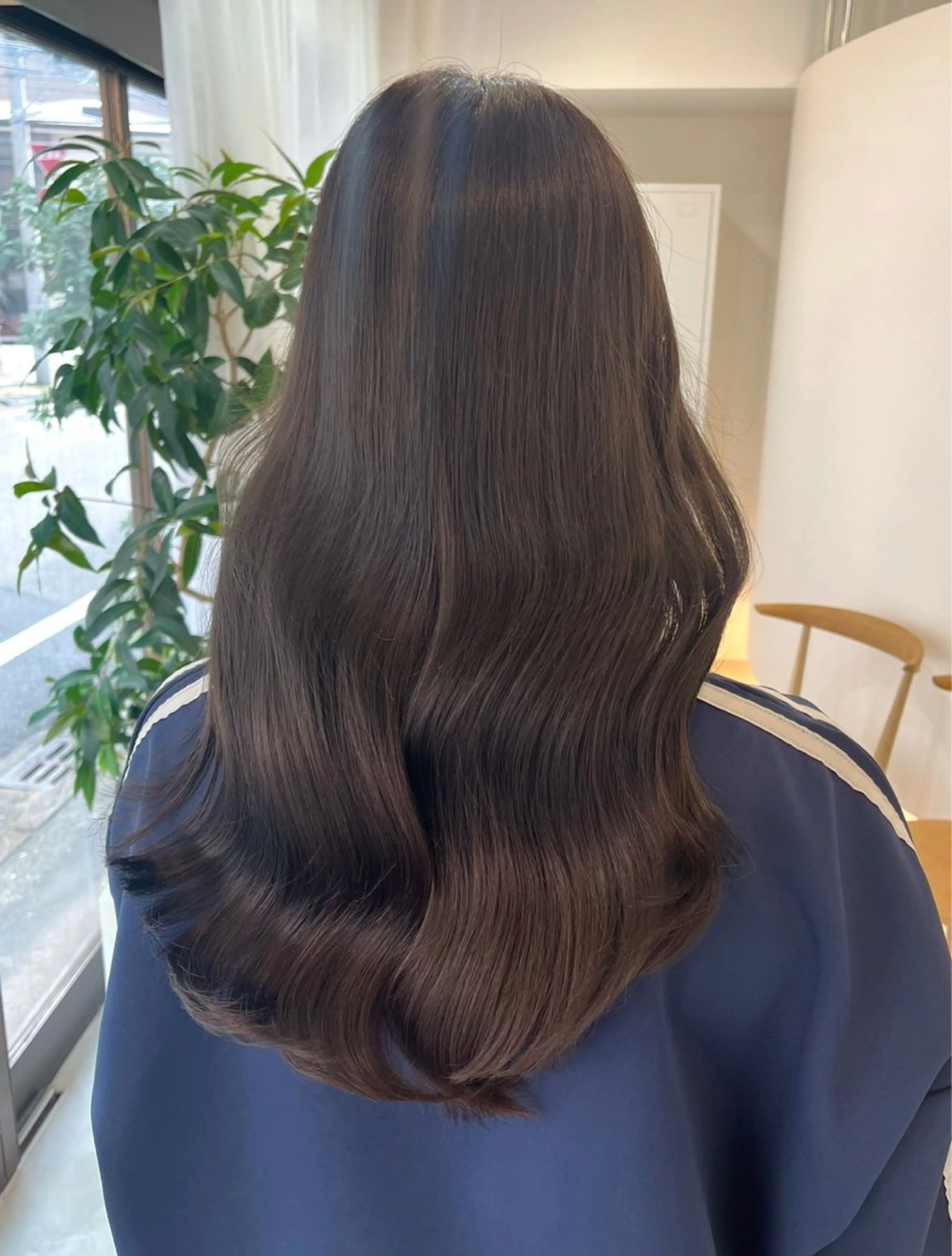 ミディアム チョコレートブラウン ボブ 縮毛矯正 fit stand所属・ハルカ/ fit standのヘアスタイル