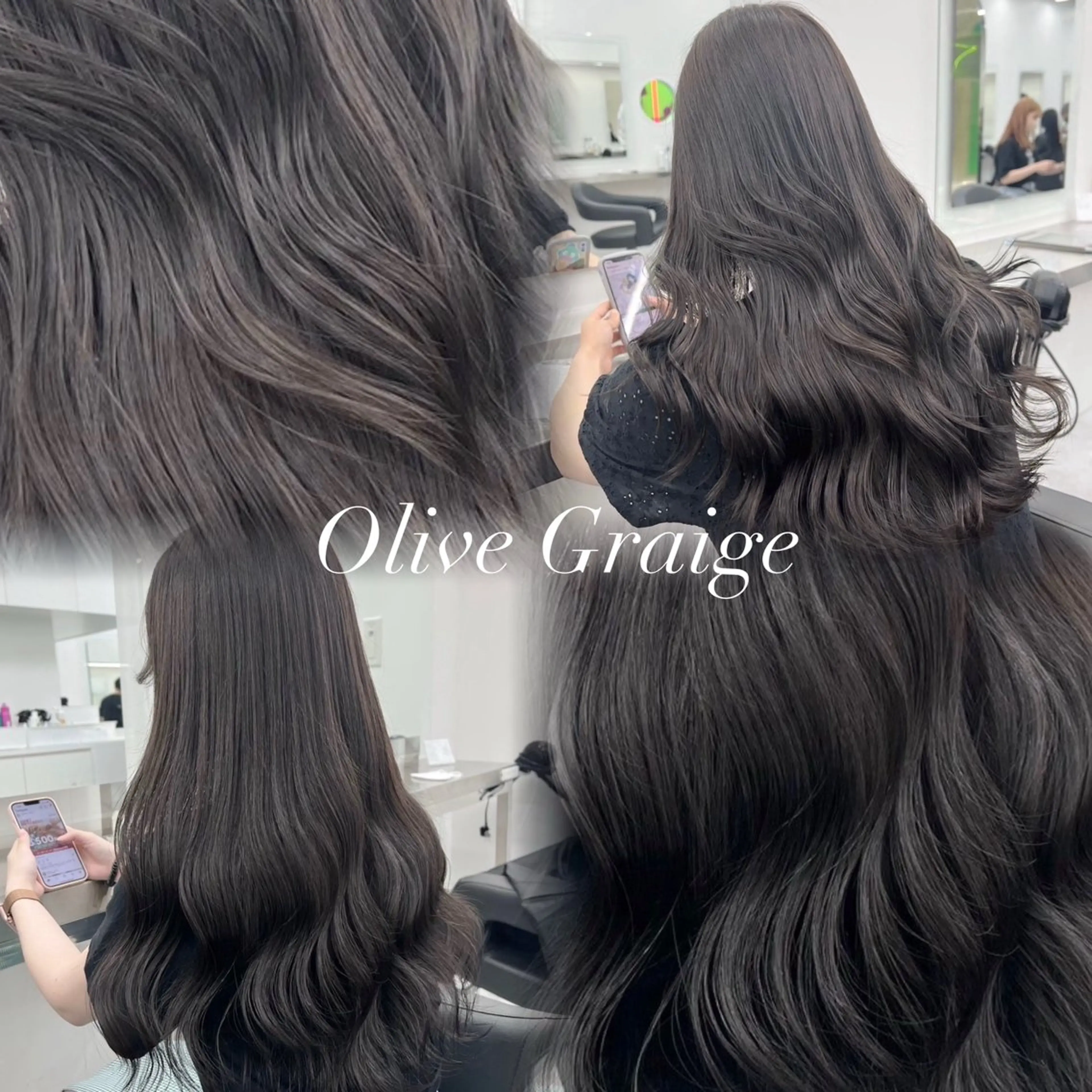 ロング 大人っぽ中韓レディ ヘア🤍MAOのヘアスタイル