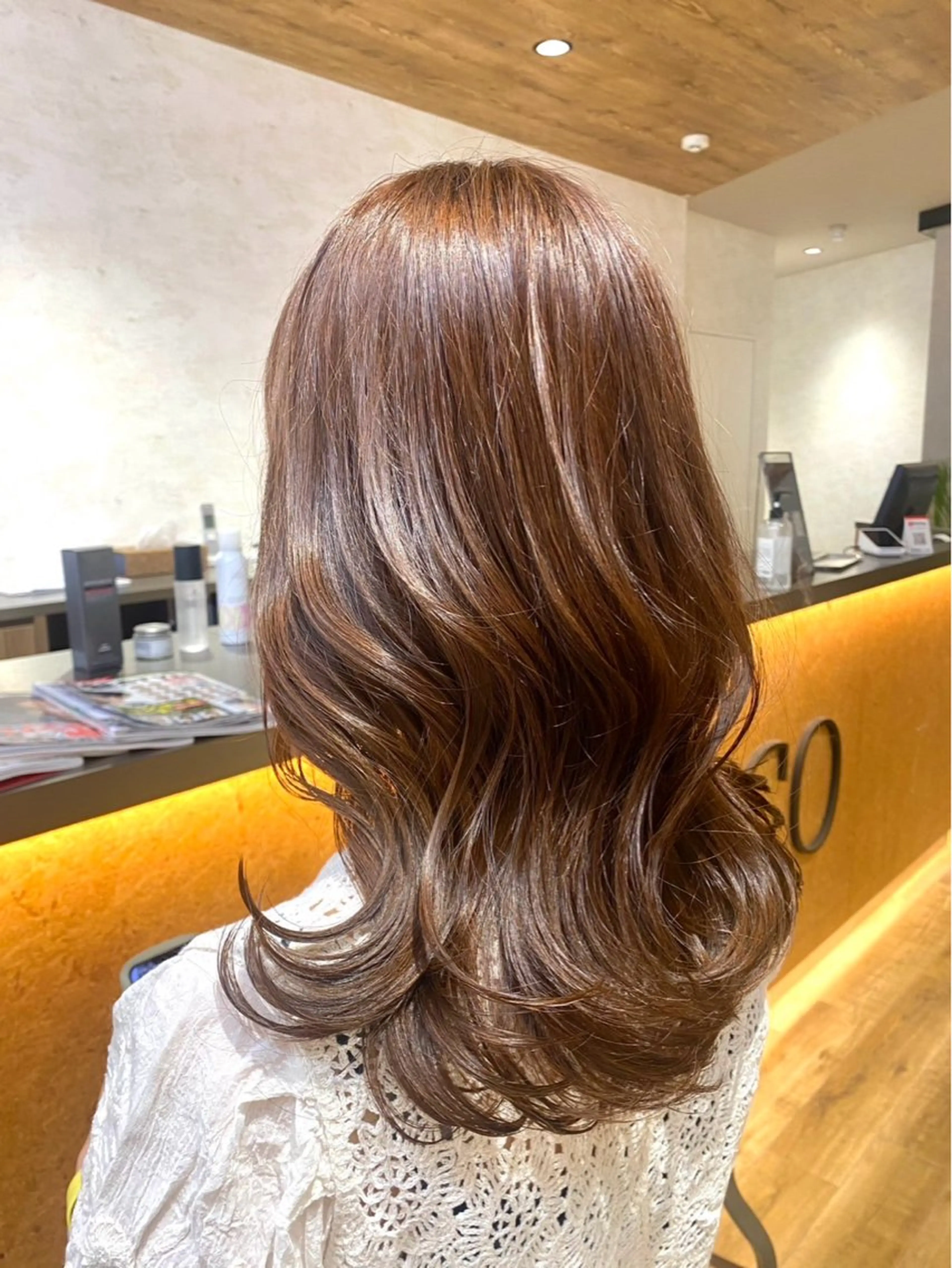 セミロング 🫧透明感カラー🫧 kokoro🐣🎀のヘアスタイル