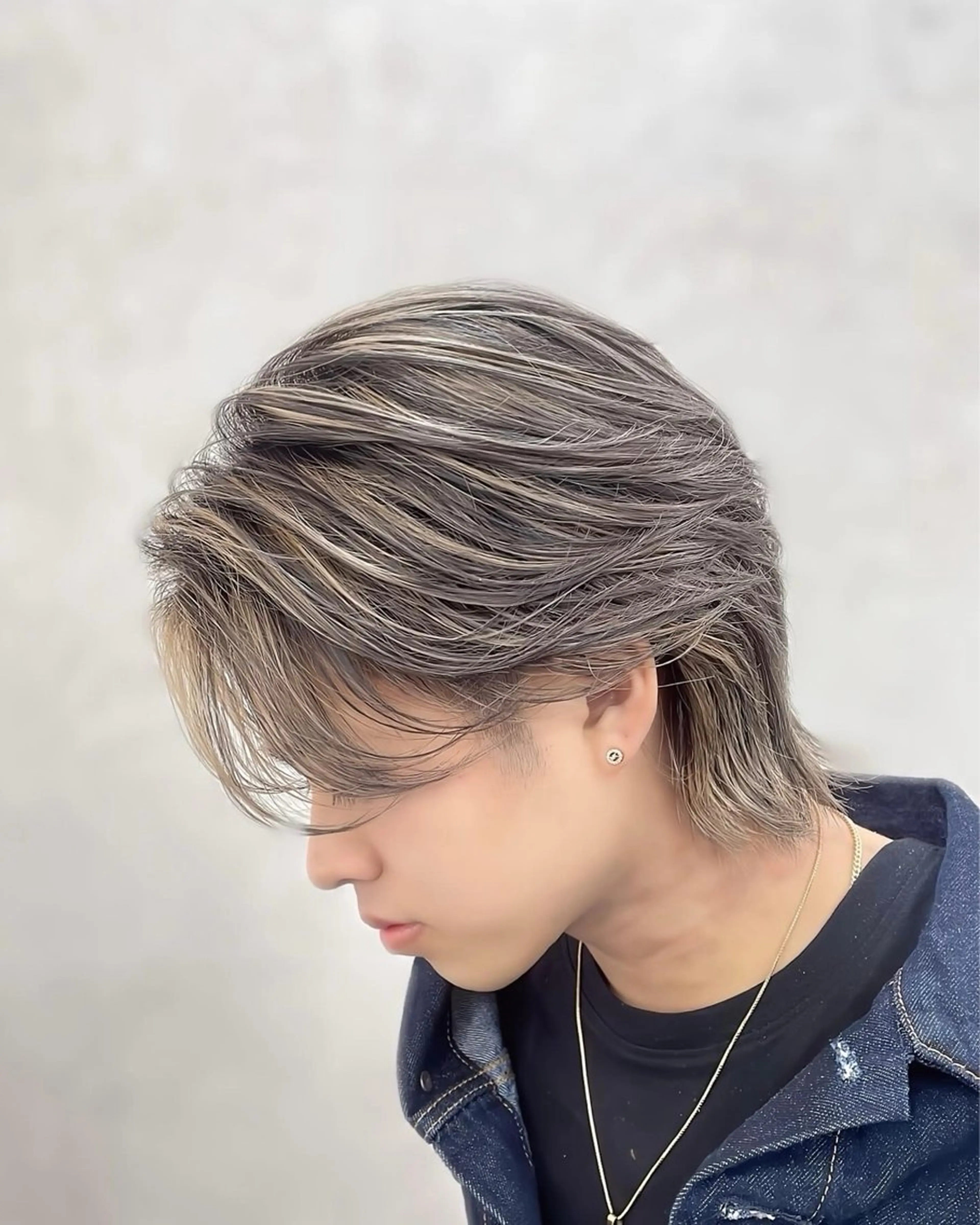ショート カラー パーマ メンズ メンズブリーチ ブリーチ ヘアカラー 鶴田 来夢のヘアスタイル