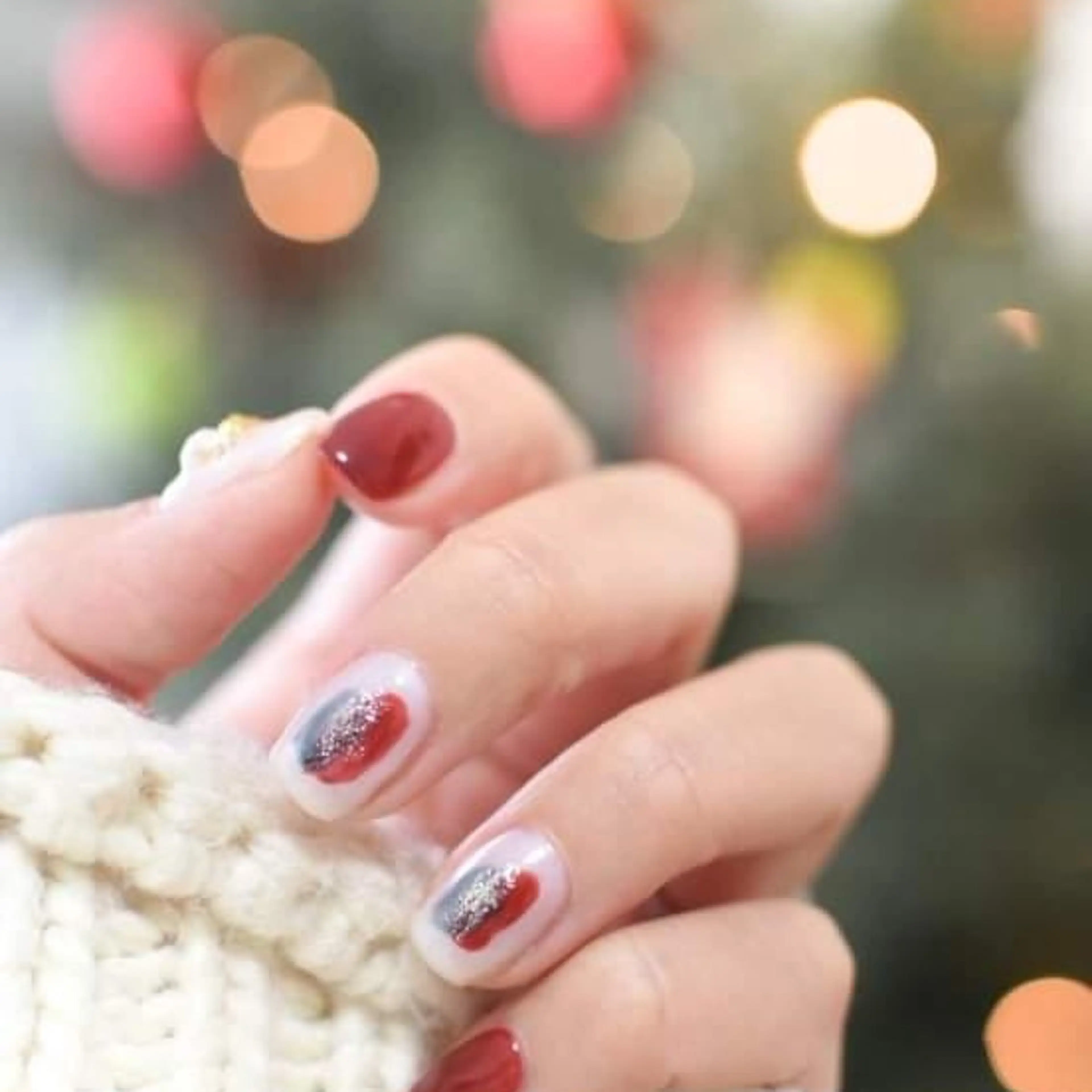 ネイル 冬ネイル クリスマス 🌲🌳🚪iiit o🌲🌳🌲のネイルデザイン