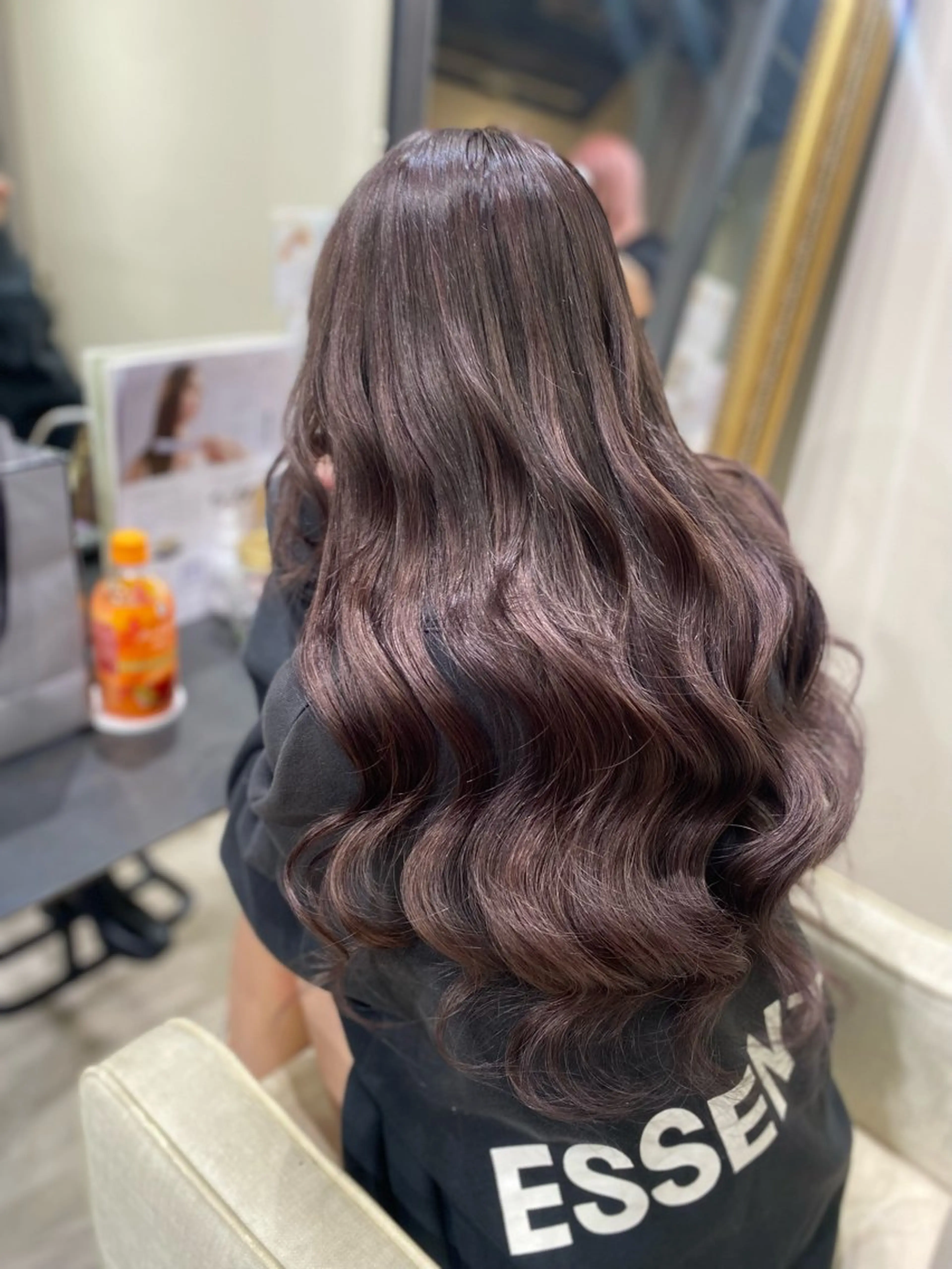 ヘアカラー エクステ ハイトーン✨艶髪💘 💘 AYANO💘のヘアスタイル