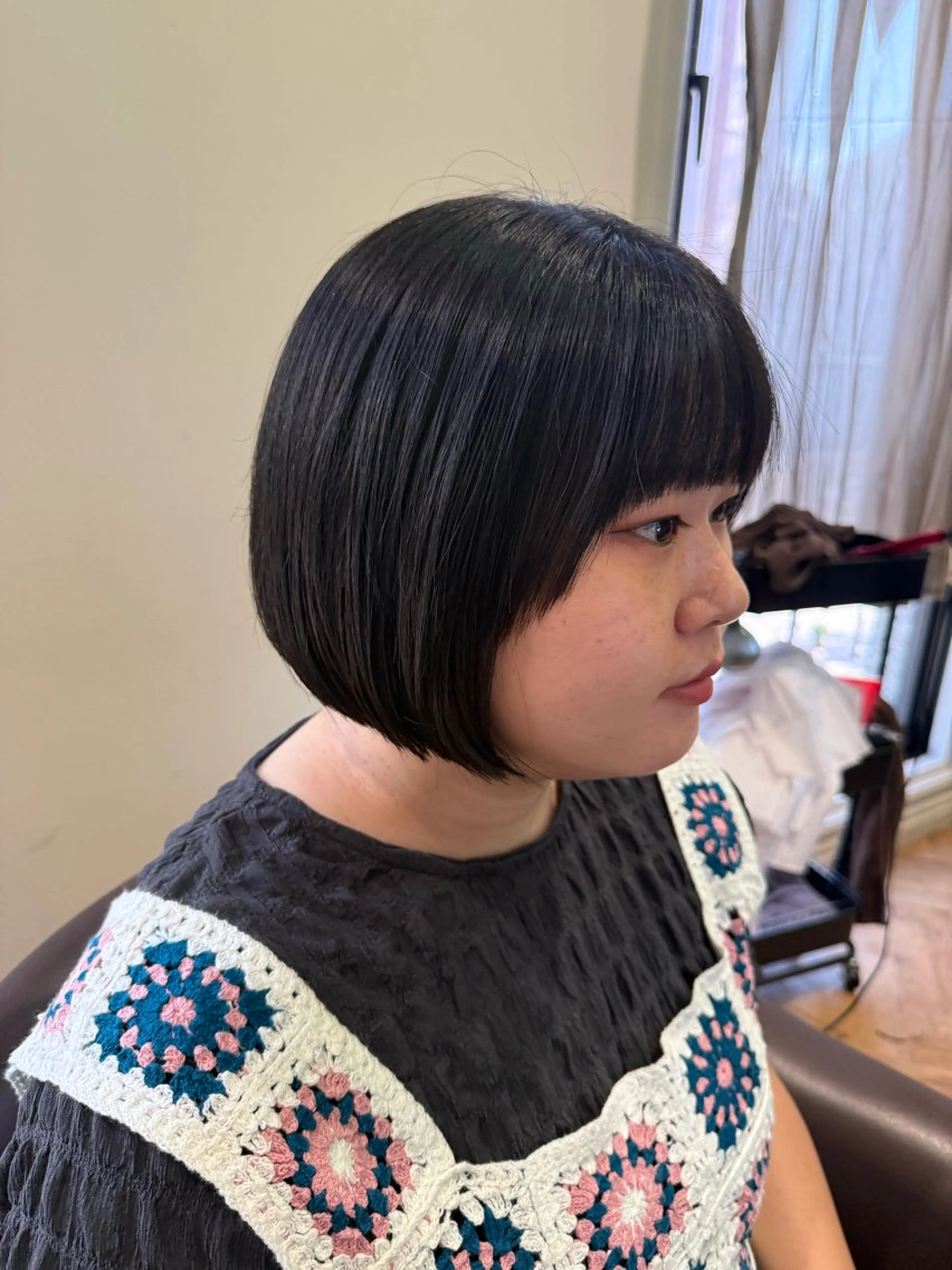 ショート ボブ 溝口 槙里也のヘアスタイル