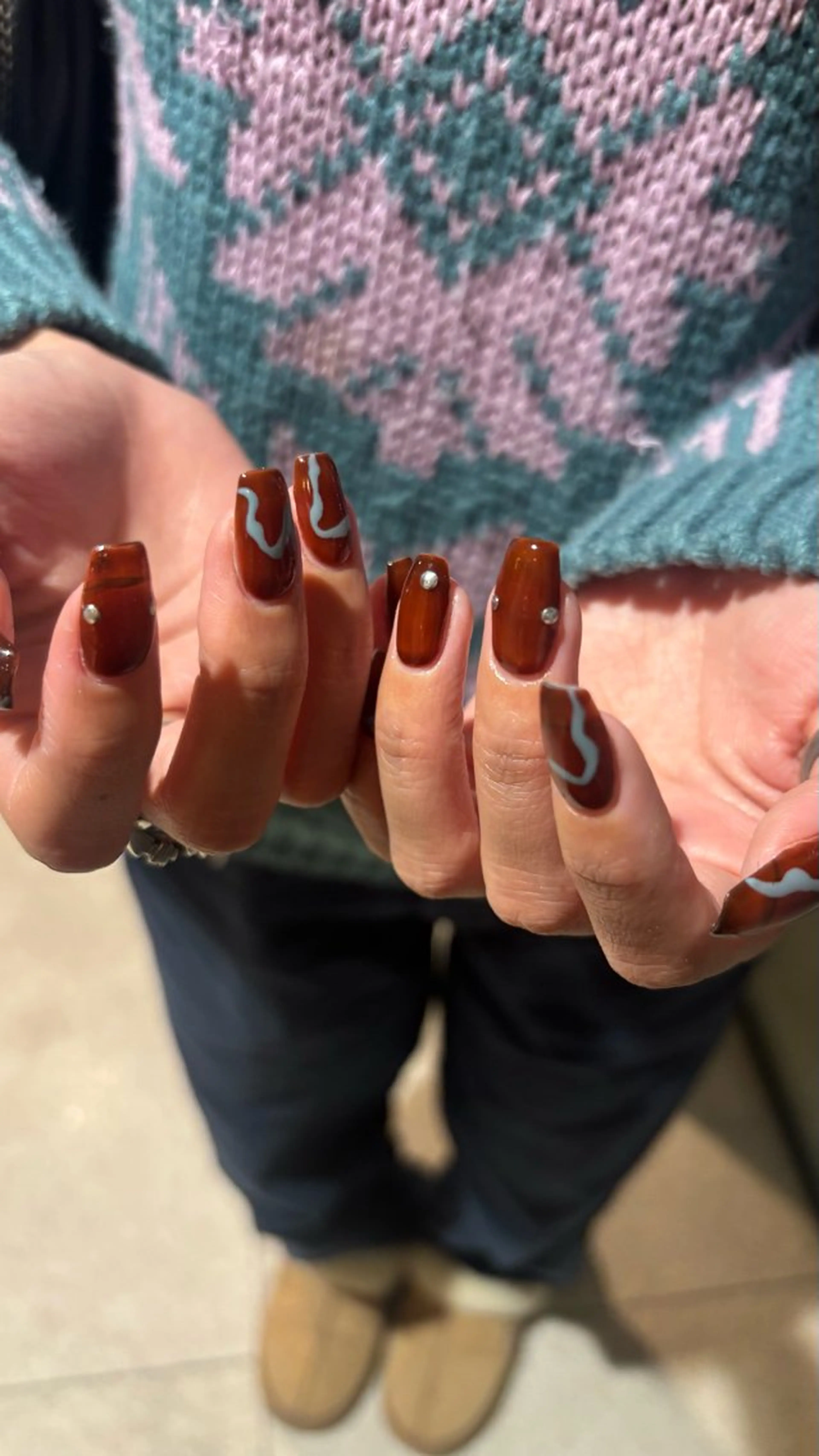 ネイル ハンドネイル ネイルサロンマーノ所属・mano Hanaのネイルデザイン