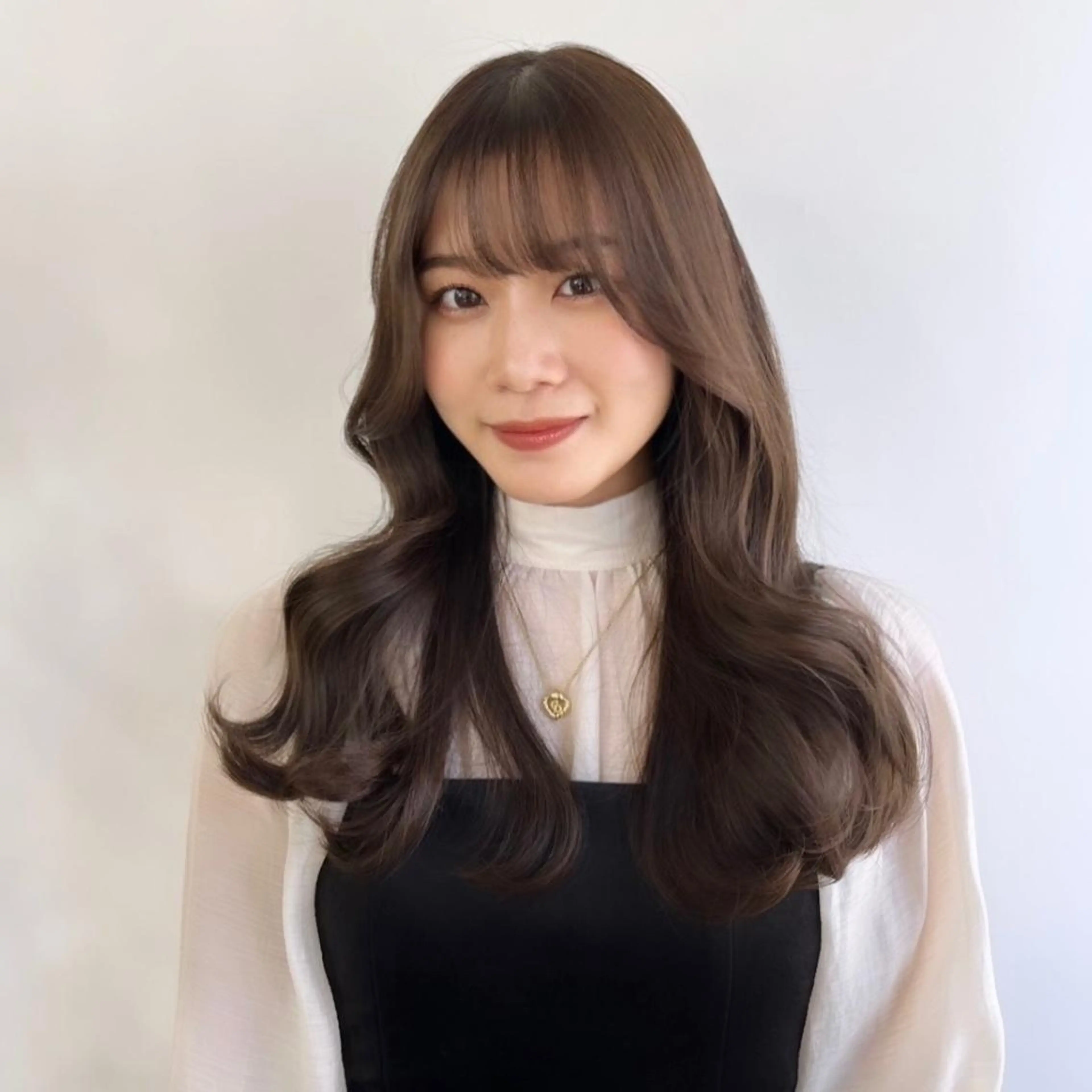 セミロング カラー 入学式 卒業式のヘアスタイル 似合わせカット 小顔カット HIROKO / 透明感暖色カラー🎀のヘアスタイル