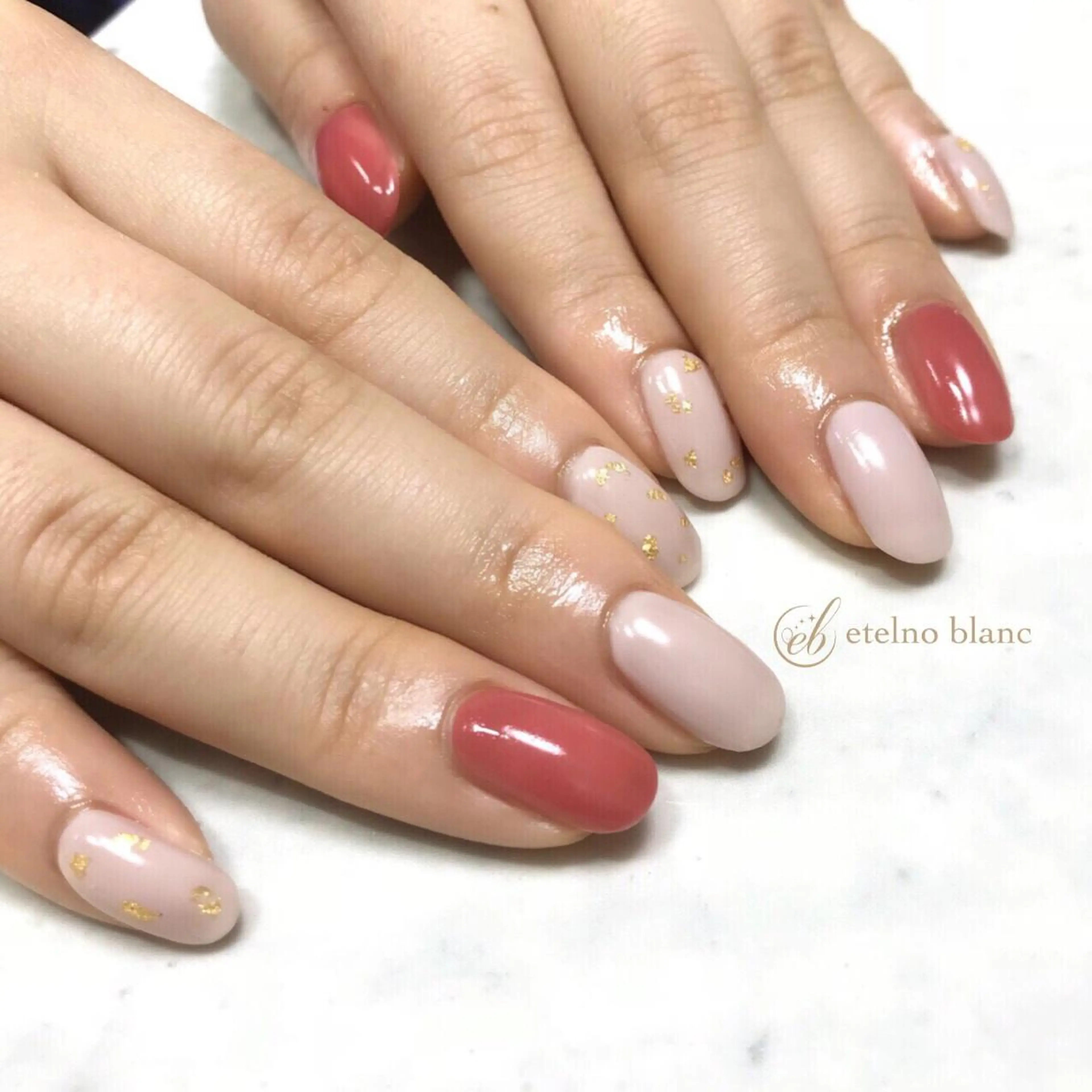 ネイル etelno blanc中目黒のネイルデザイン