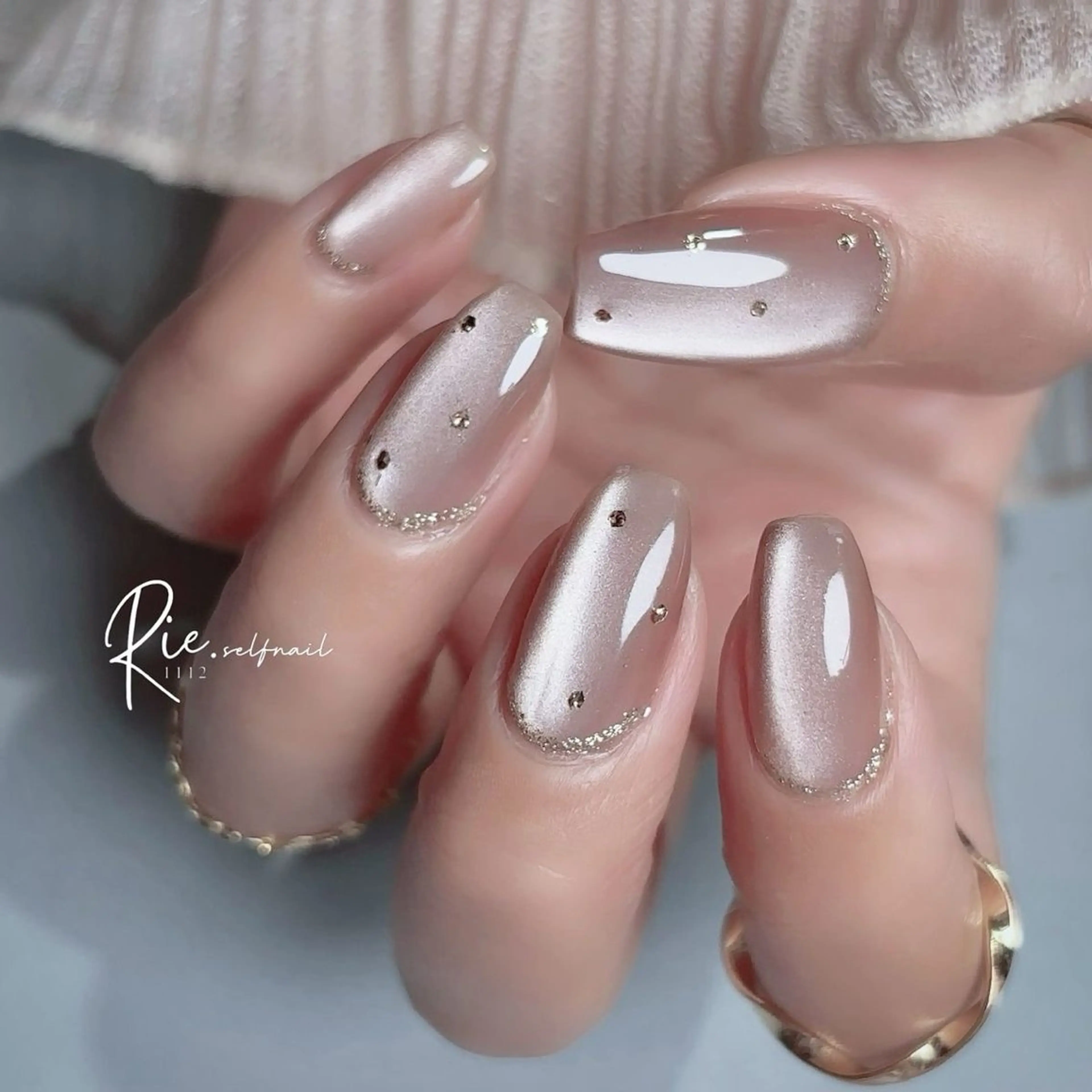 ネイル グラデーション キラキラネイル ピンク 春ネイル ワンホンネイル ハンドネイル RUBY Nail 日暮里店のネイルデザイン