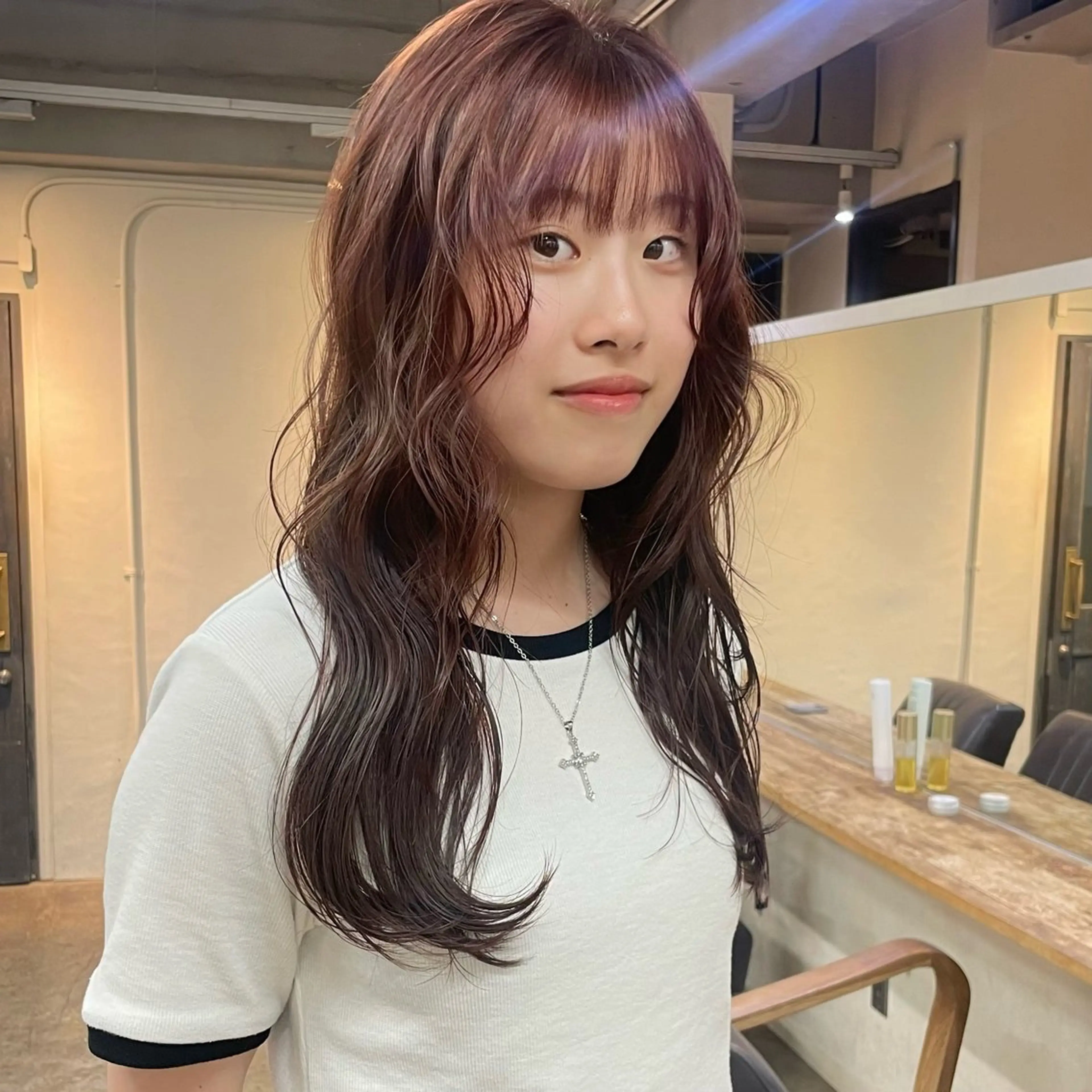 ロング カラー Kaede/ ハイトーンカラーのヘアスタイル