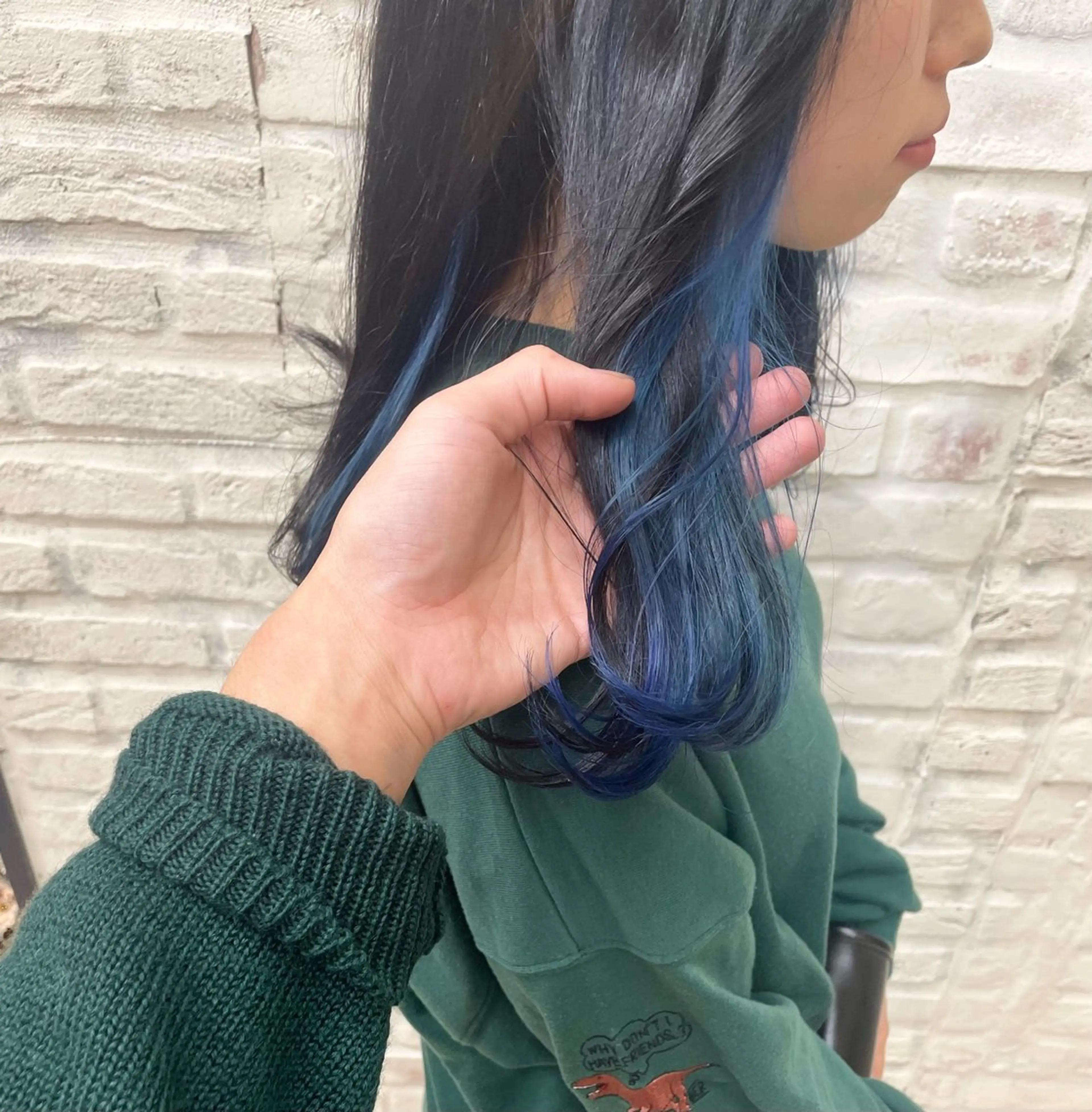 ミディアム ヘアカラー テラダ ユウシンのヘアスタイル