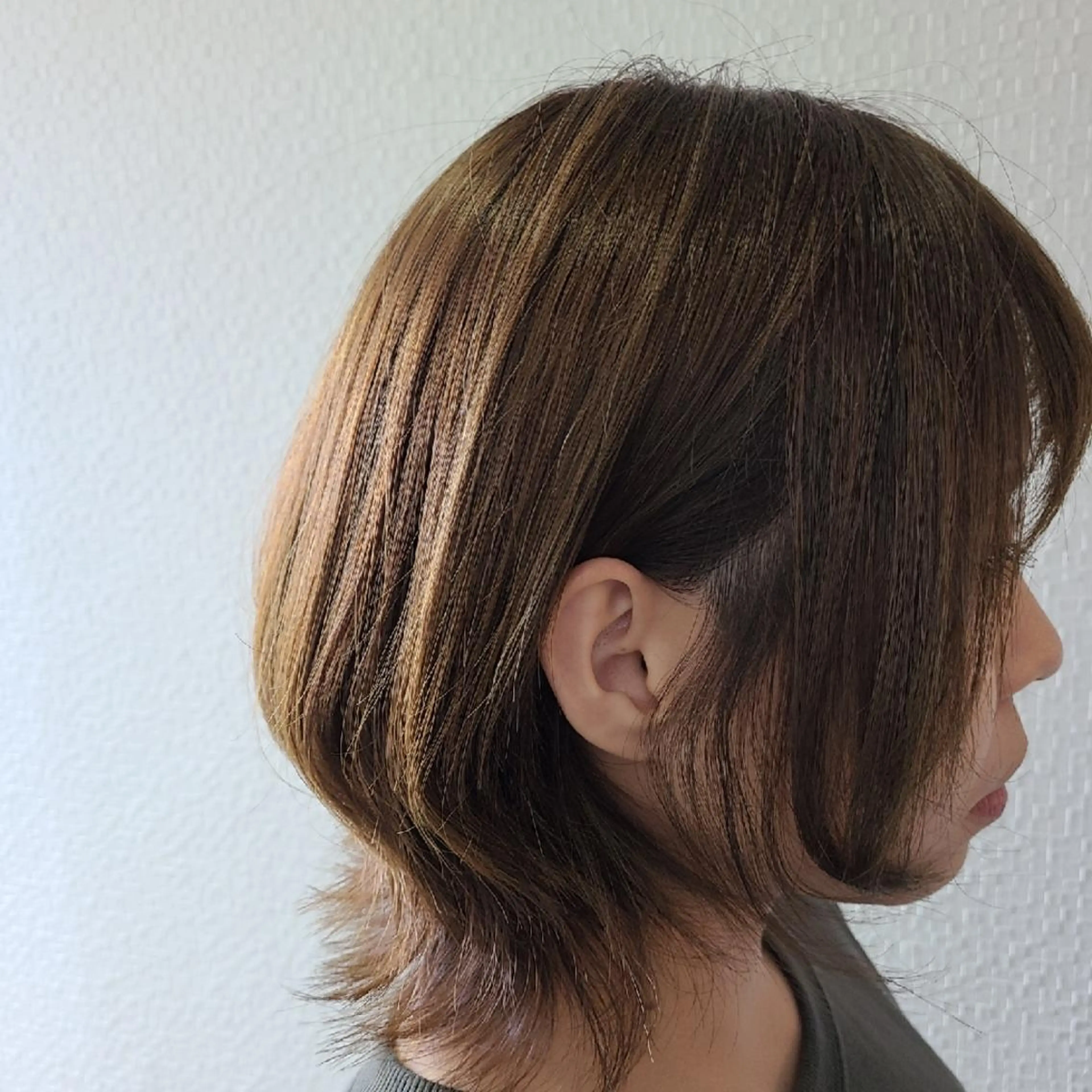 ミディアム カラー ヘアアレンジ ボブ ウルフカット ウルフボブ カット ヘアカラー トリートメント terra✂️川嶋 大輔のヘアスタイル