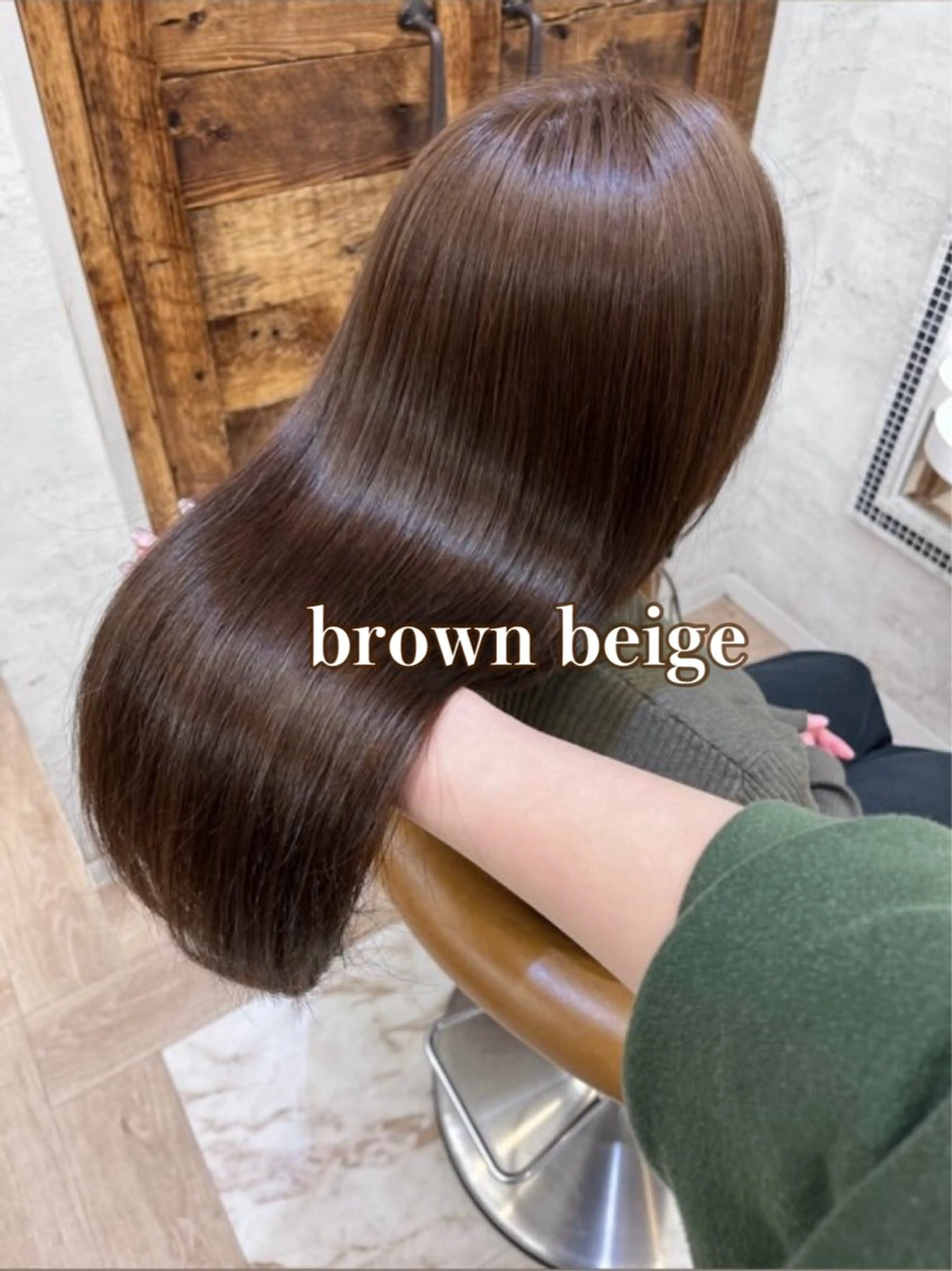 ロング Lond damask Rose所属・白滝 心音のヘアスタイル