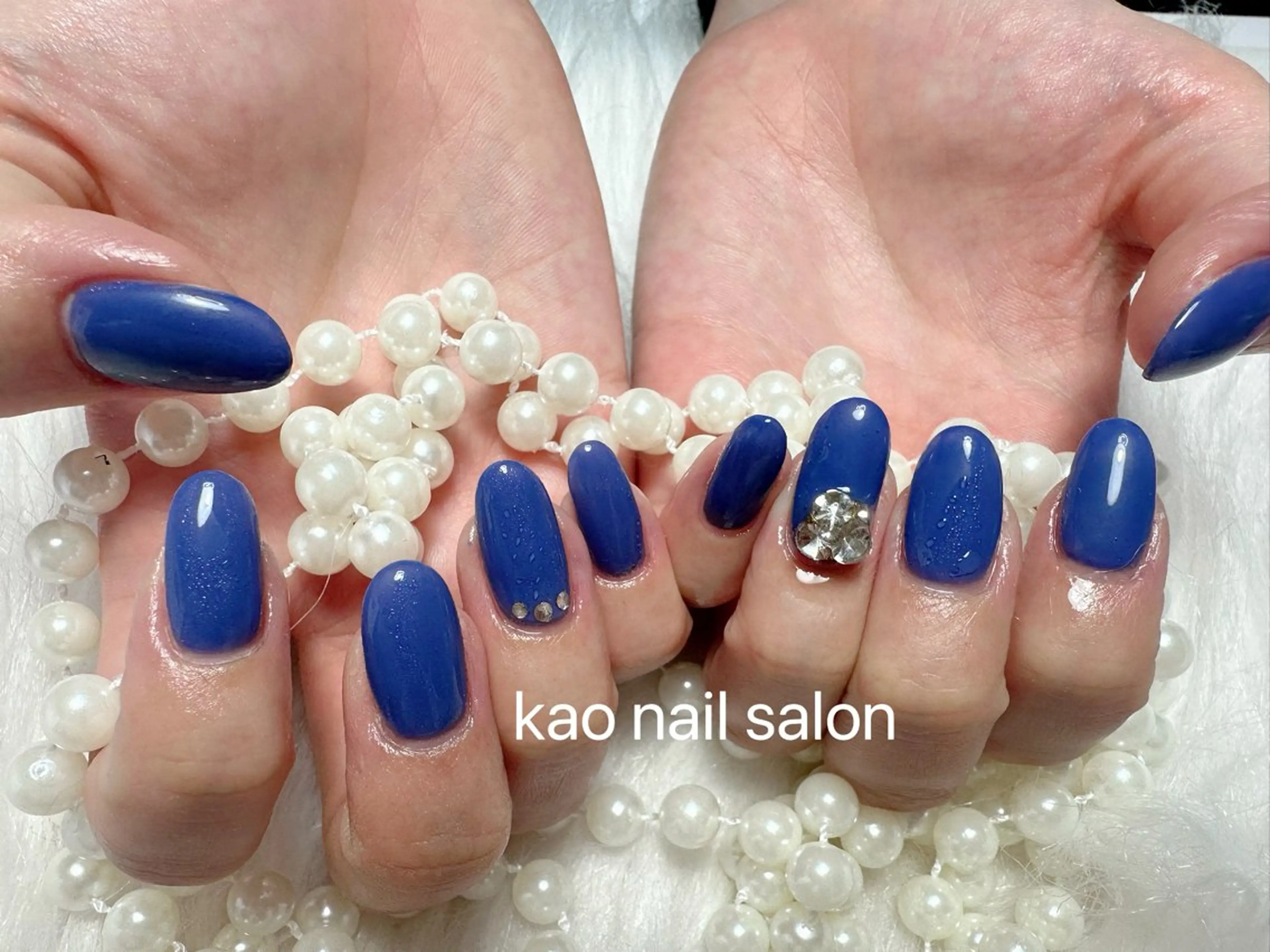 ネイル ハンドネイル kao nail マグネット/長さだしのネイルデザイン