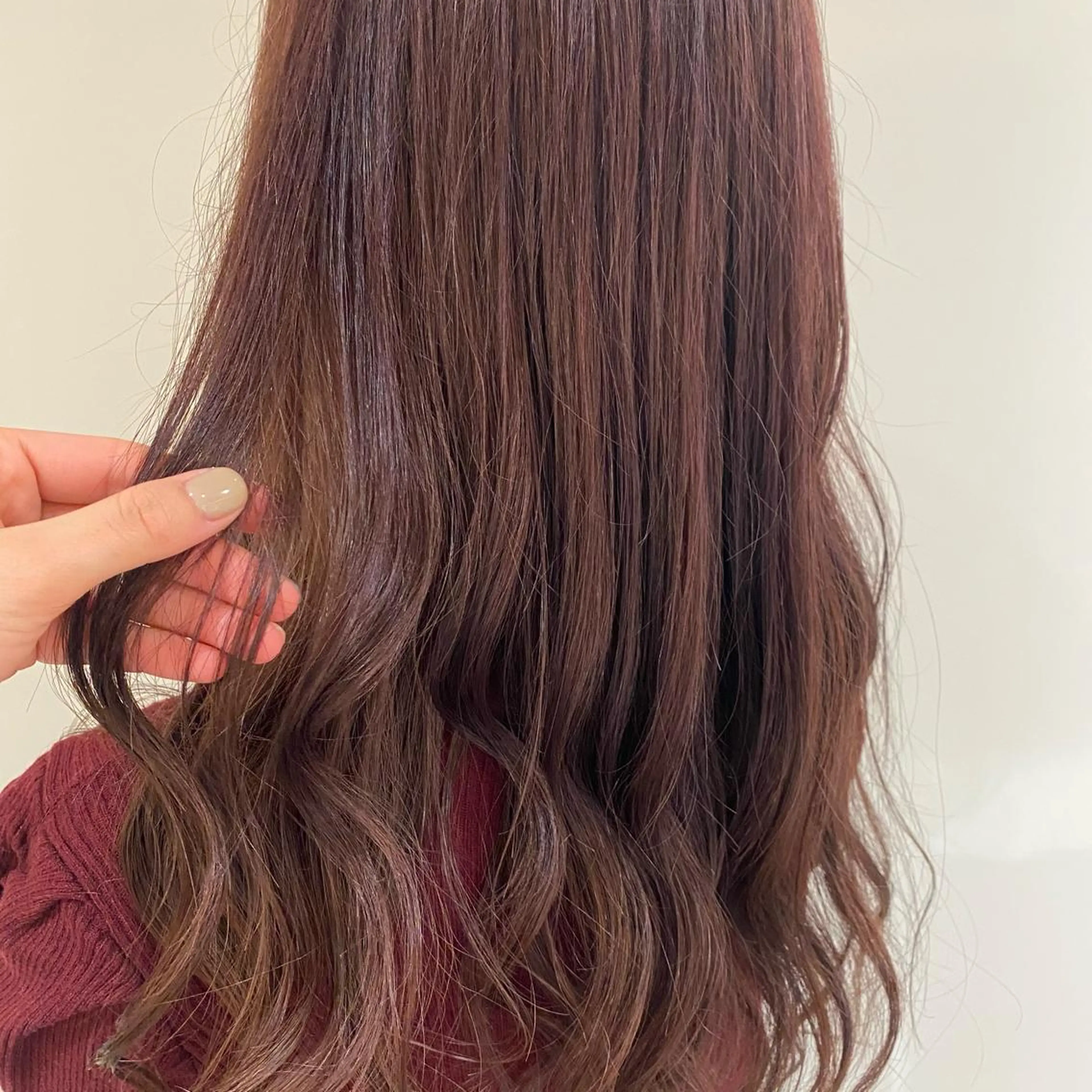 ロング カラー ブリーチ ブリーチなしカラー 松塚 蒼のヘアスタイル