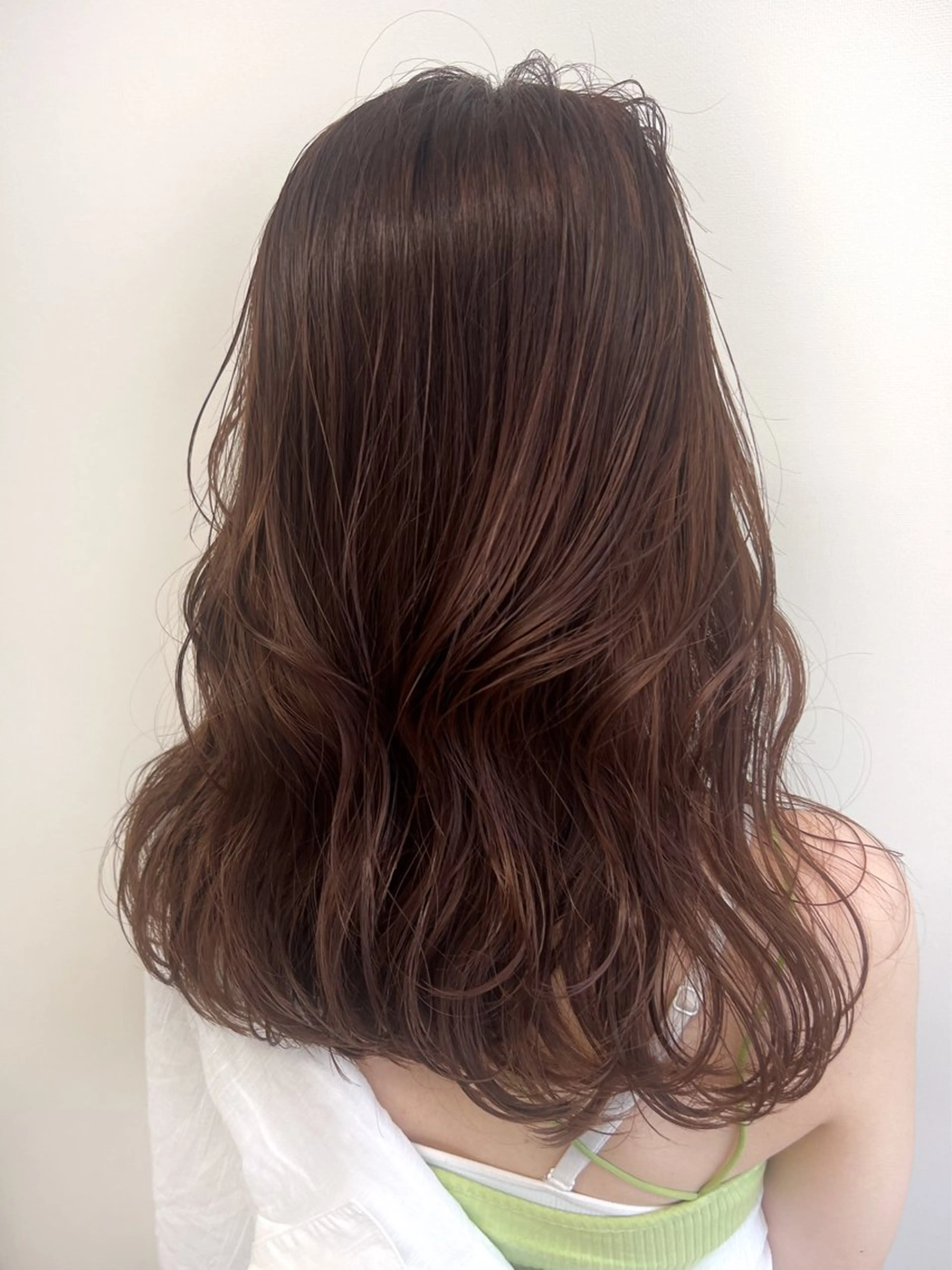 ロング カット ヘアカラー トリートメント 💎久米川 東村山 BASSAサトウ💎のヘアスタイル