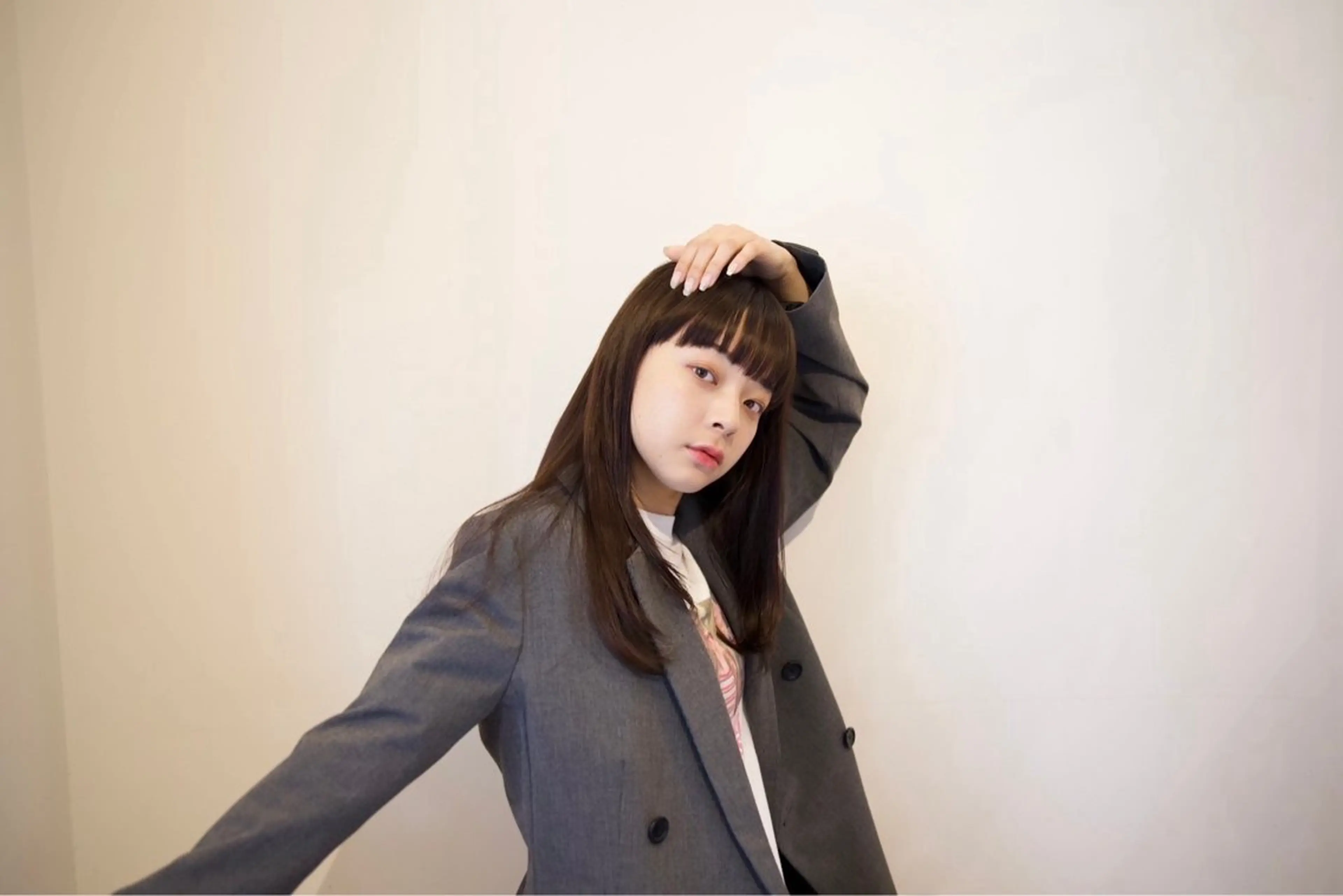 ロング カラー レイヤーカット カット 縮毛矯正 トリートメント ENIF 大島 芽生のヘアスタイル