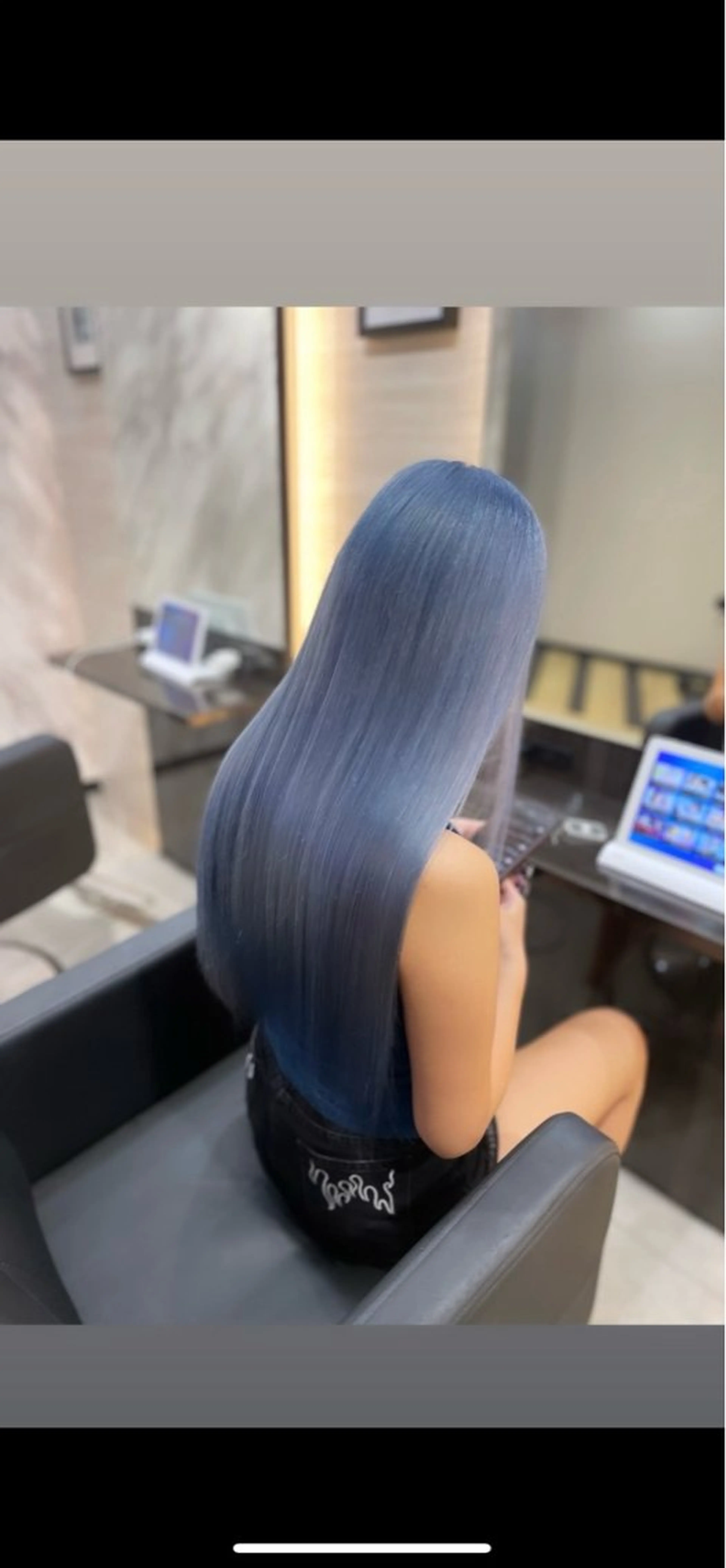 セミロング カラー 寒色デザイン職人 Rimu🤍のヘアスタイル
