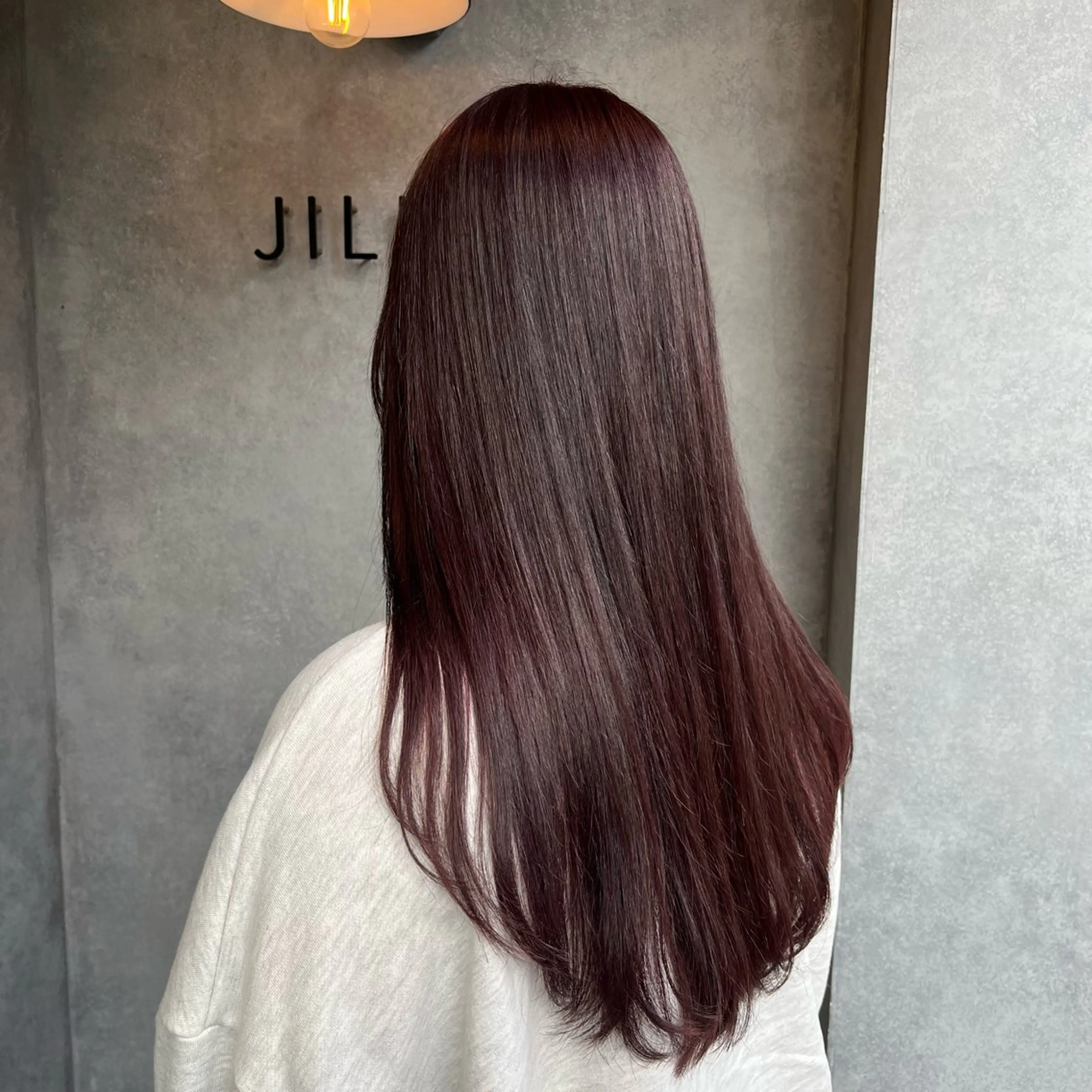 ロング カラー ブリーチ イルミナカラー ラベンダーカラー ブリーチなしカラー ピンクカラー 🖤N゜JILLVA 🤍店長/川田 栞のヘアスタイル