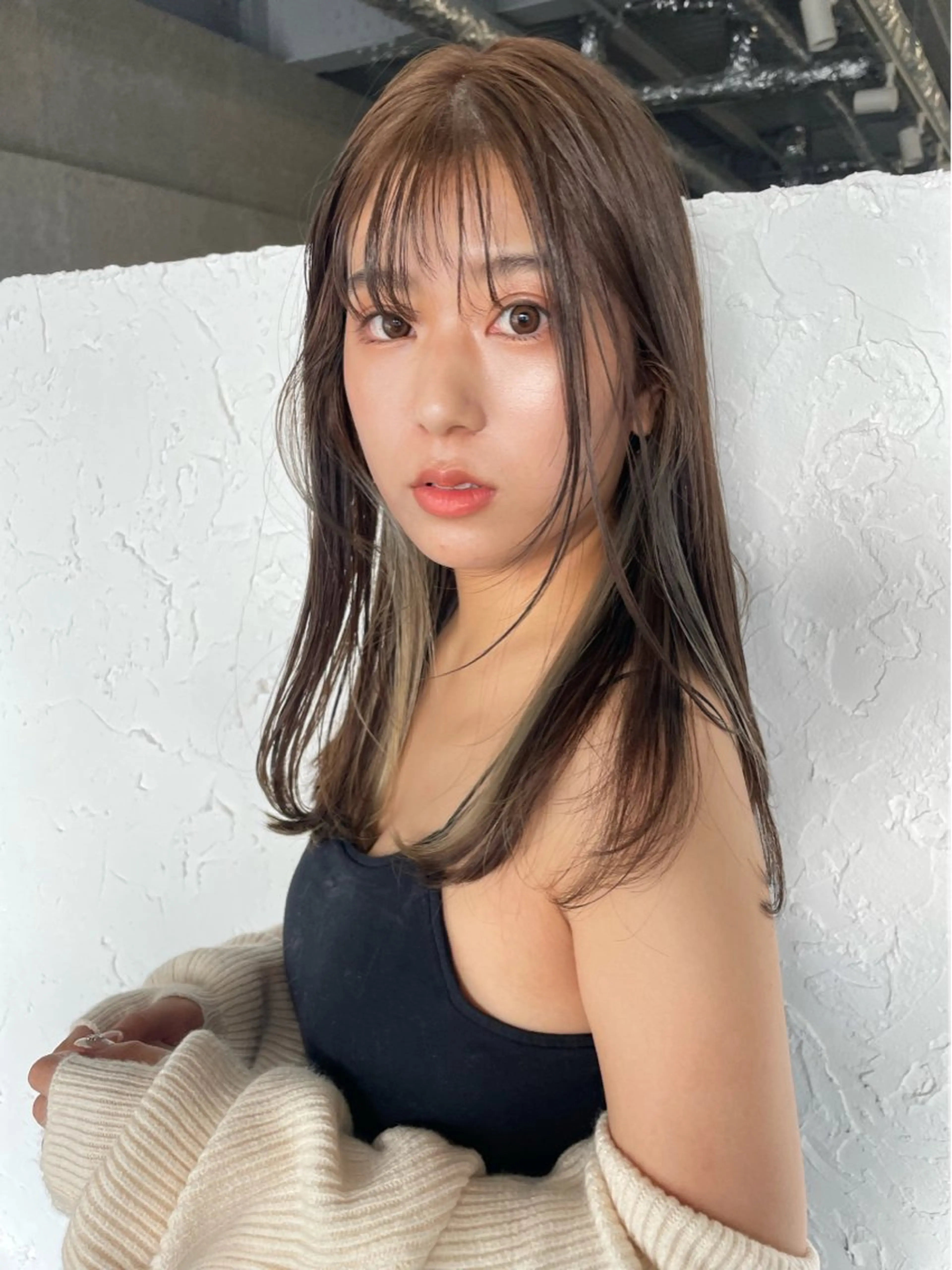 ロング レイヤーカット 似合わせカット カット shiba tomomiのヘアスタイル
