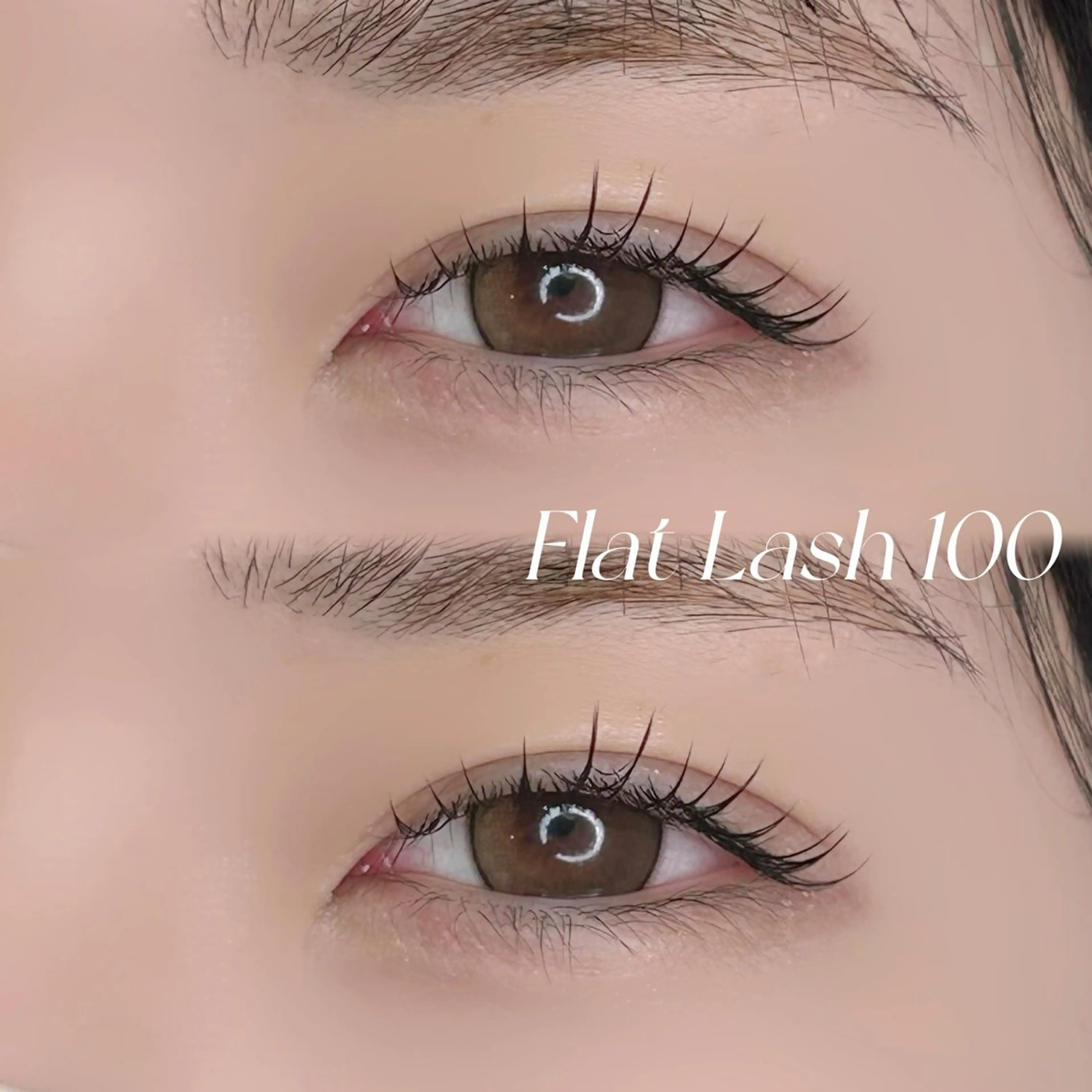 [オフ有] マツエクモデルメニュー 80本♪フラットラッシュ🎀✧*｡束感コーティング仕上げ!!♡の写真