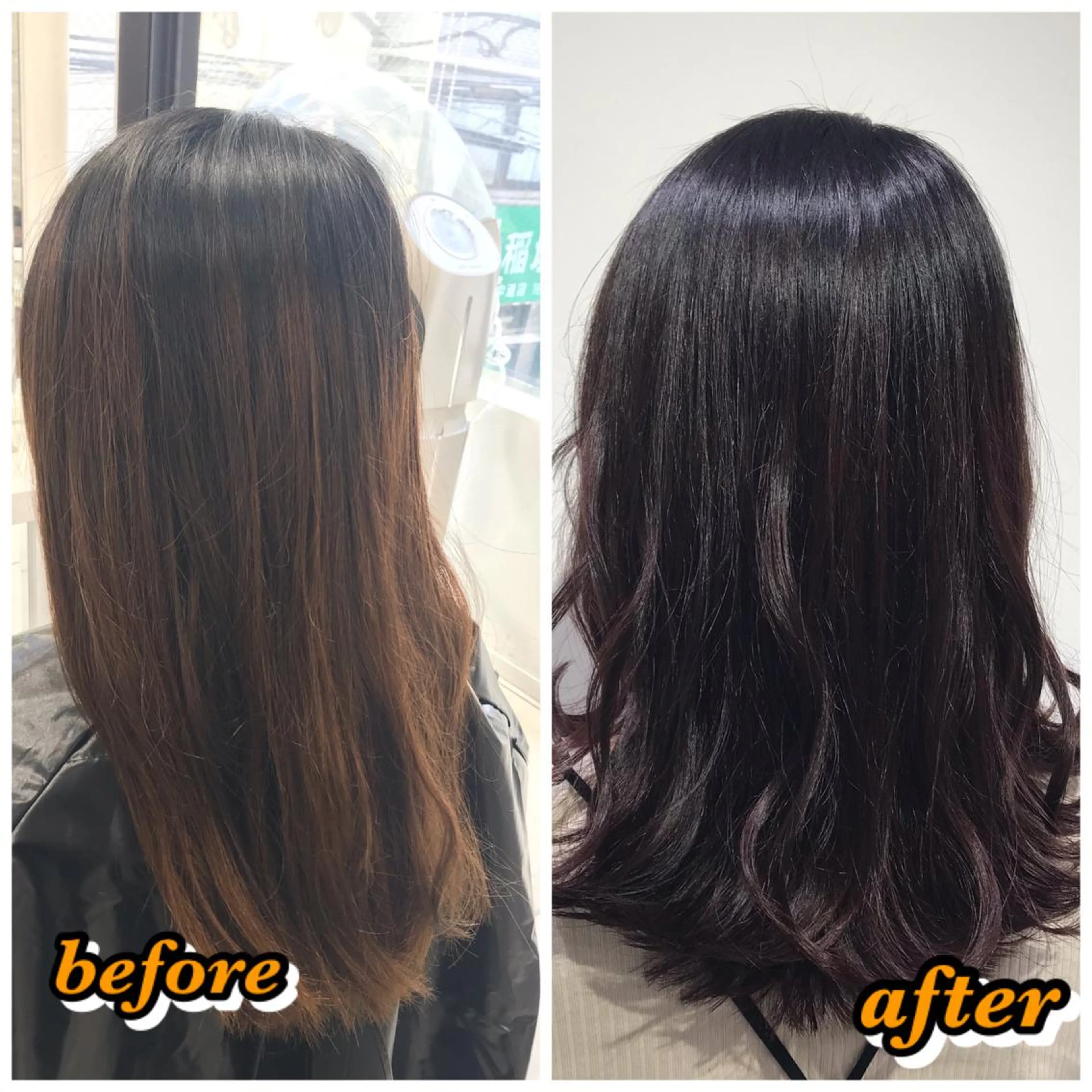 セミロング カラー 透明感カラー グレージュ ラベンダーカラー ラベンダーグレージュ ラベンダーグレー カット ヘアカラー トリートメント 暖色カラー🌹 中山由梨のヘアスタイル