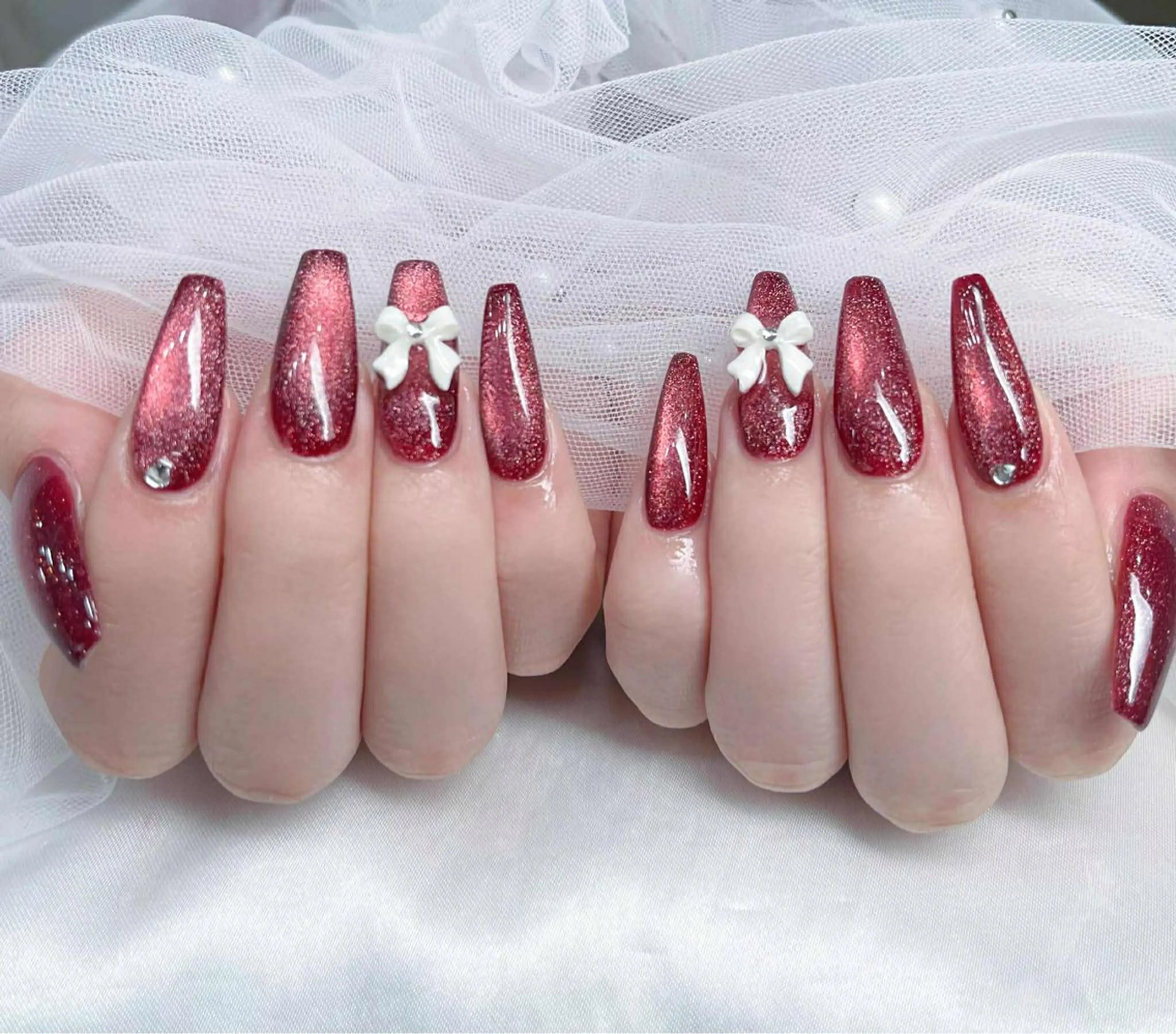 カラー 🩷JiSu🩷 チップ長さ出し専門のネイルデザイン