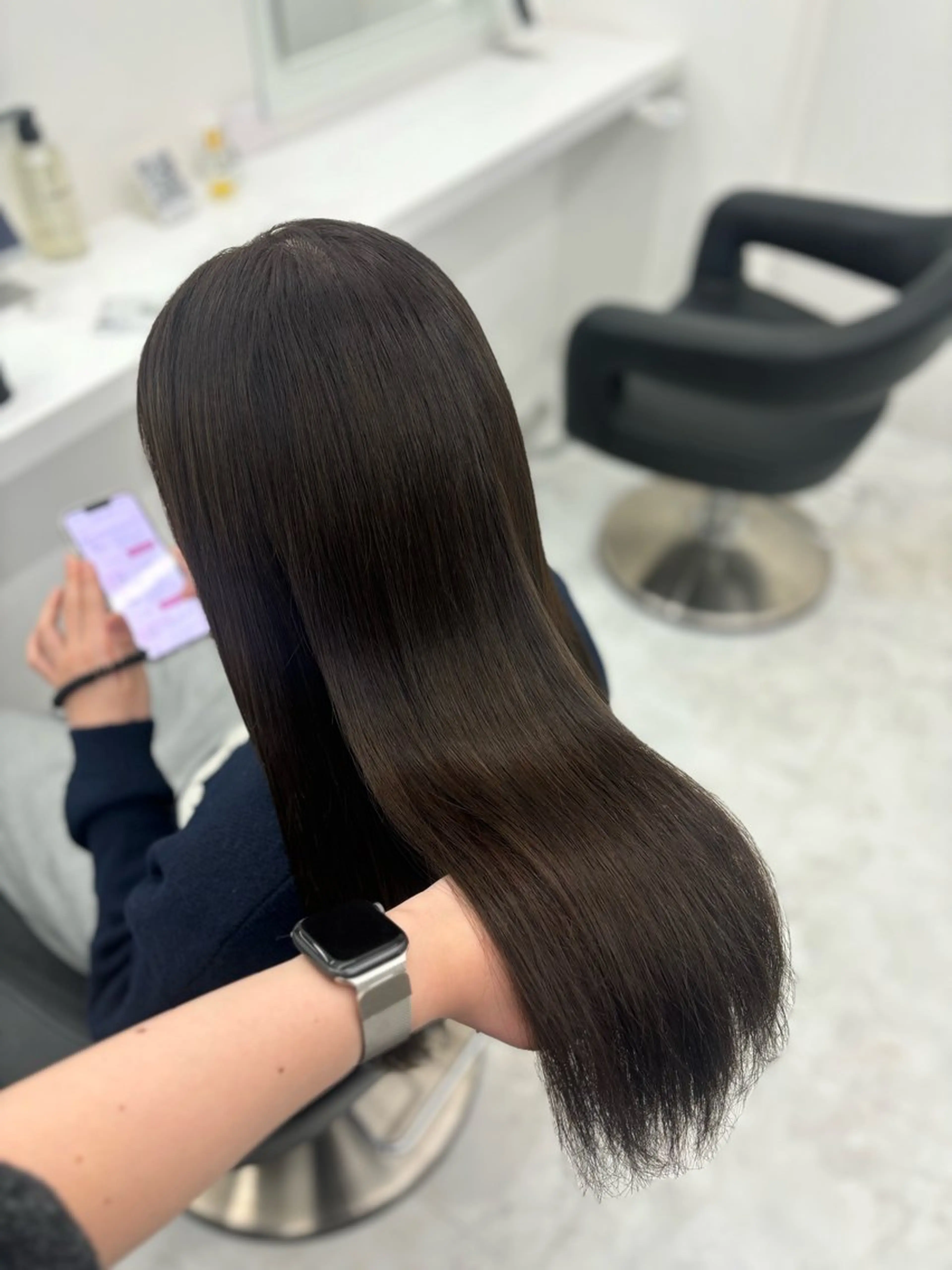 セミロング カラー ヘアカラー トリートメント 🤍レイヤー/顔周り 暖色hirari🤍のヘアスタイル
