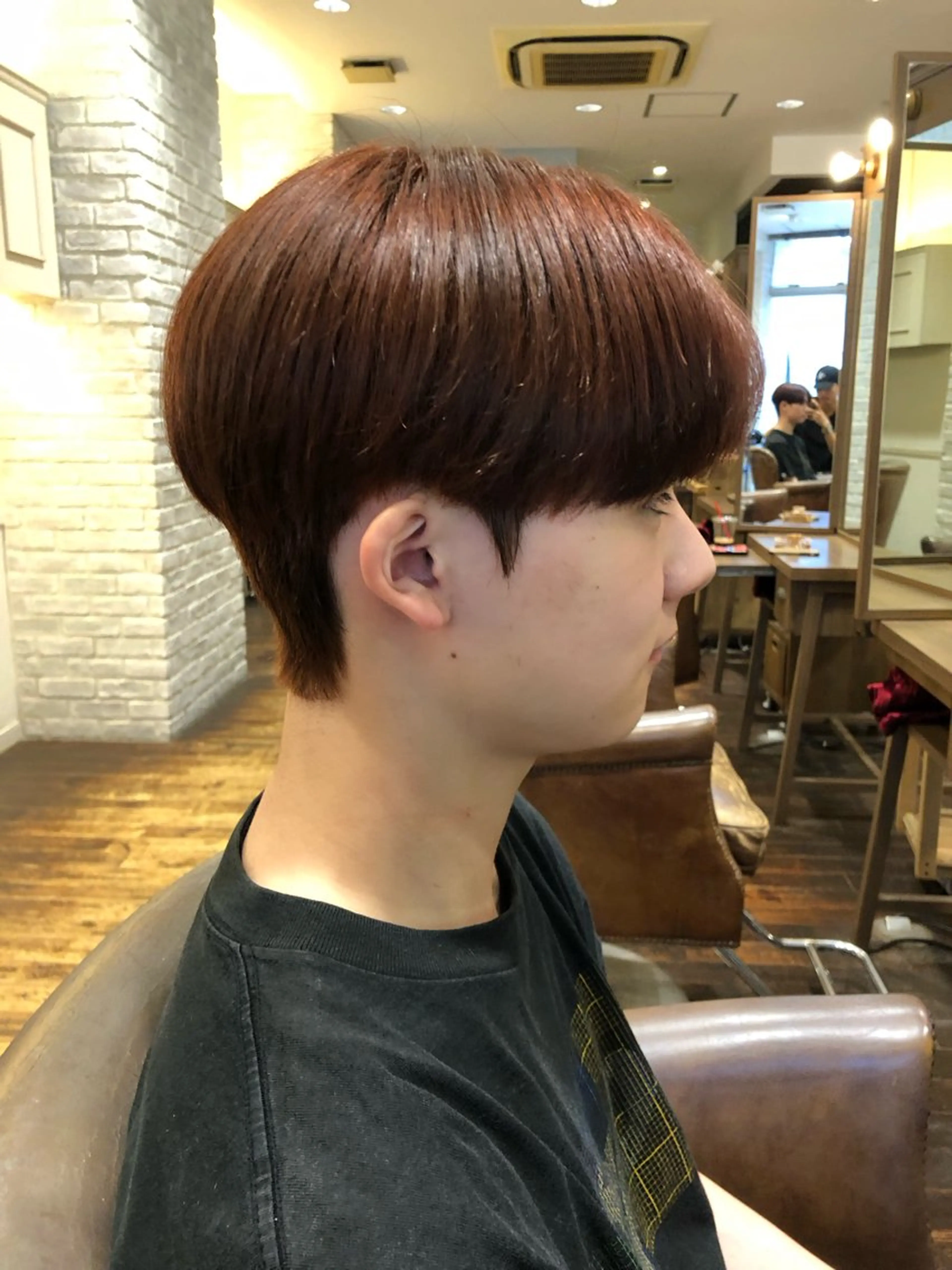 パーマ メンズ パーマ 韓国メンズヘア シンユウのヘアスタイル