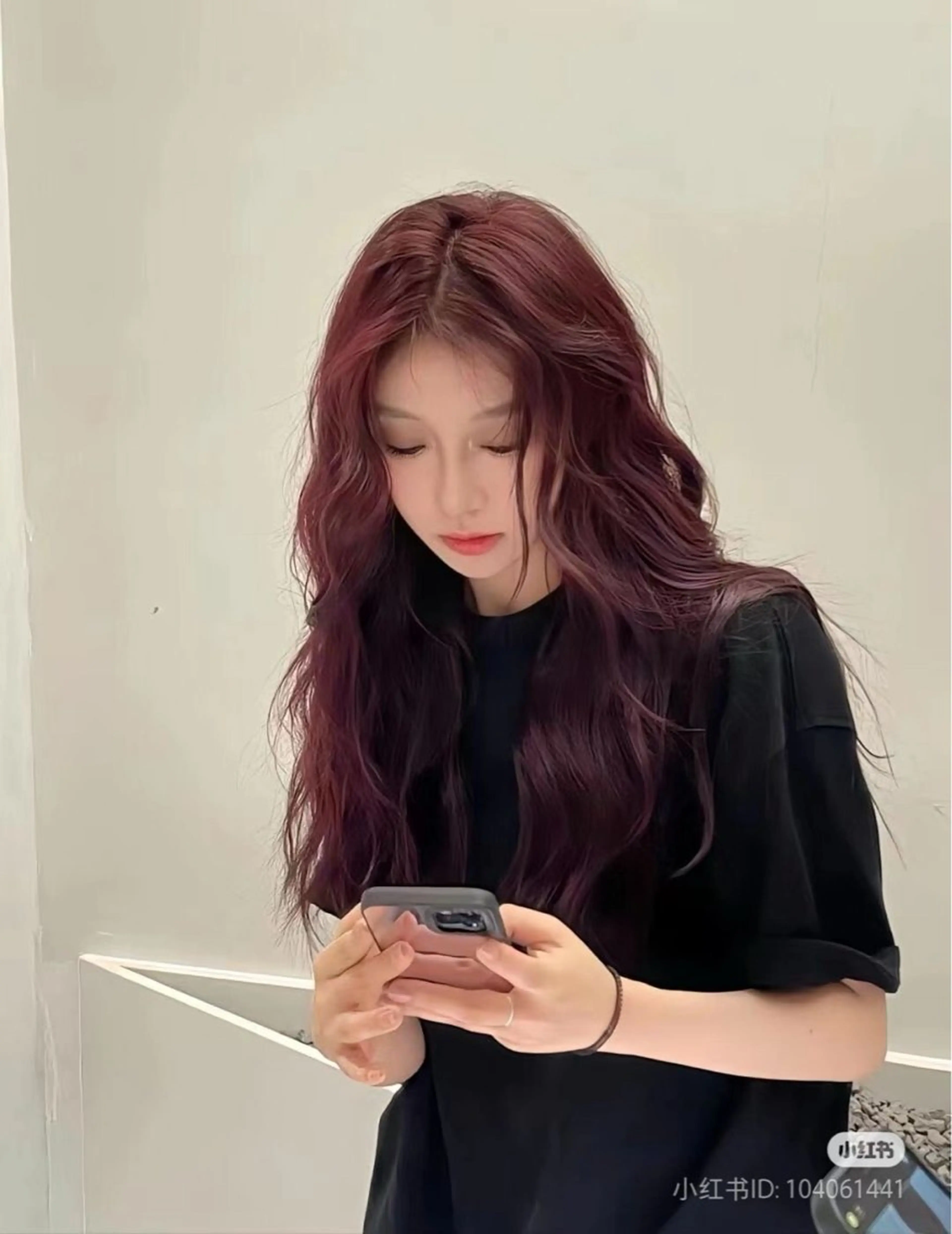 カラー ブリーチ ダブルカラー ブリーチなしカラー レッドカラー ヘアカラー the path アミのヘアスタイル