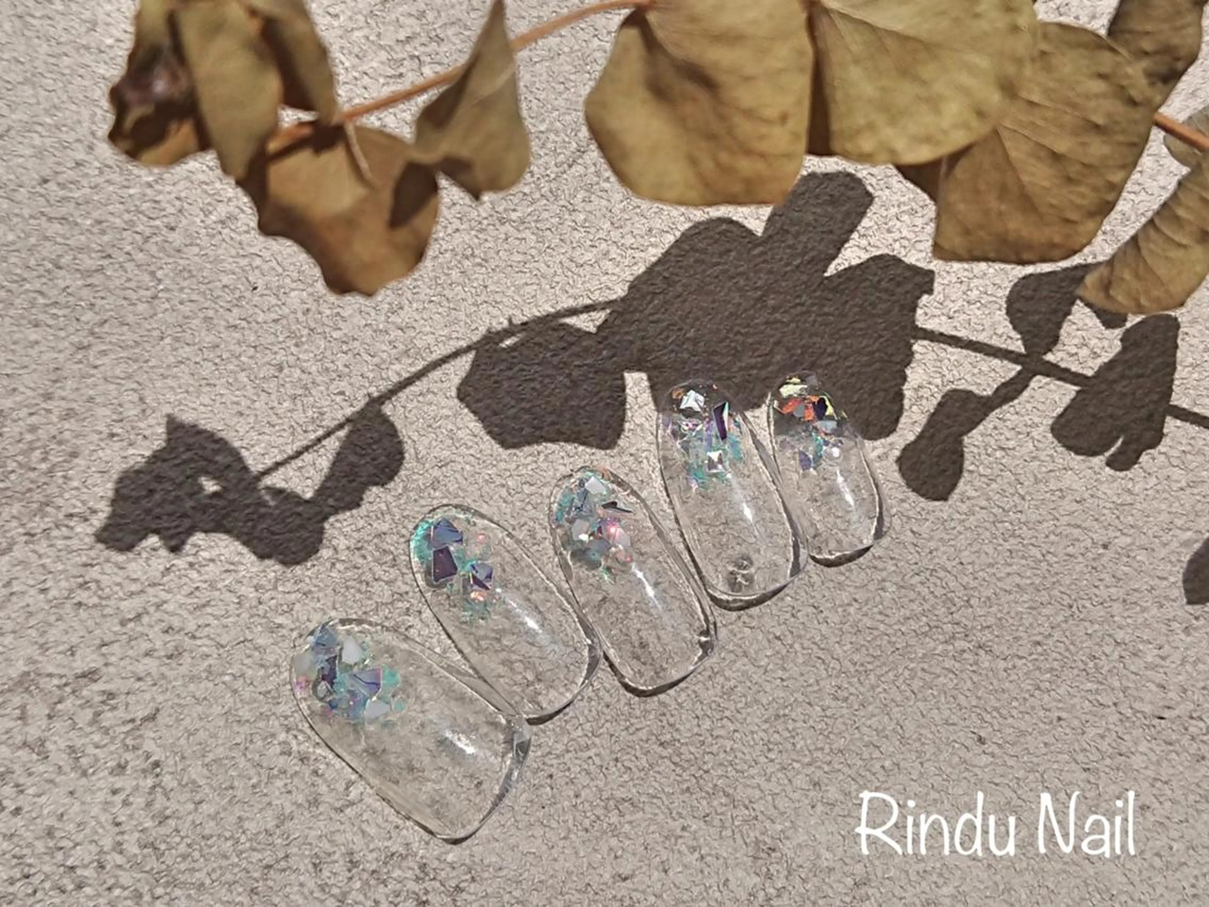 ネイル クリアネイル Rindu Nail 名駅miniのネイルデザイン