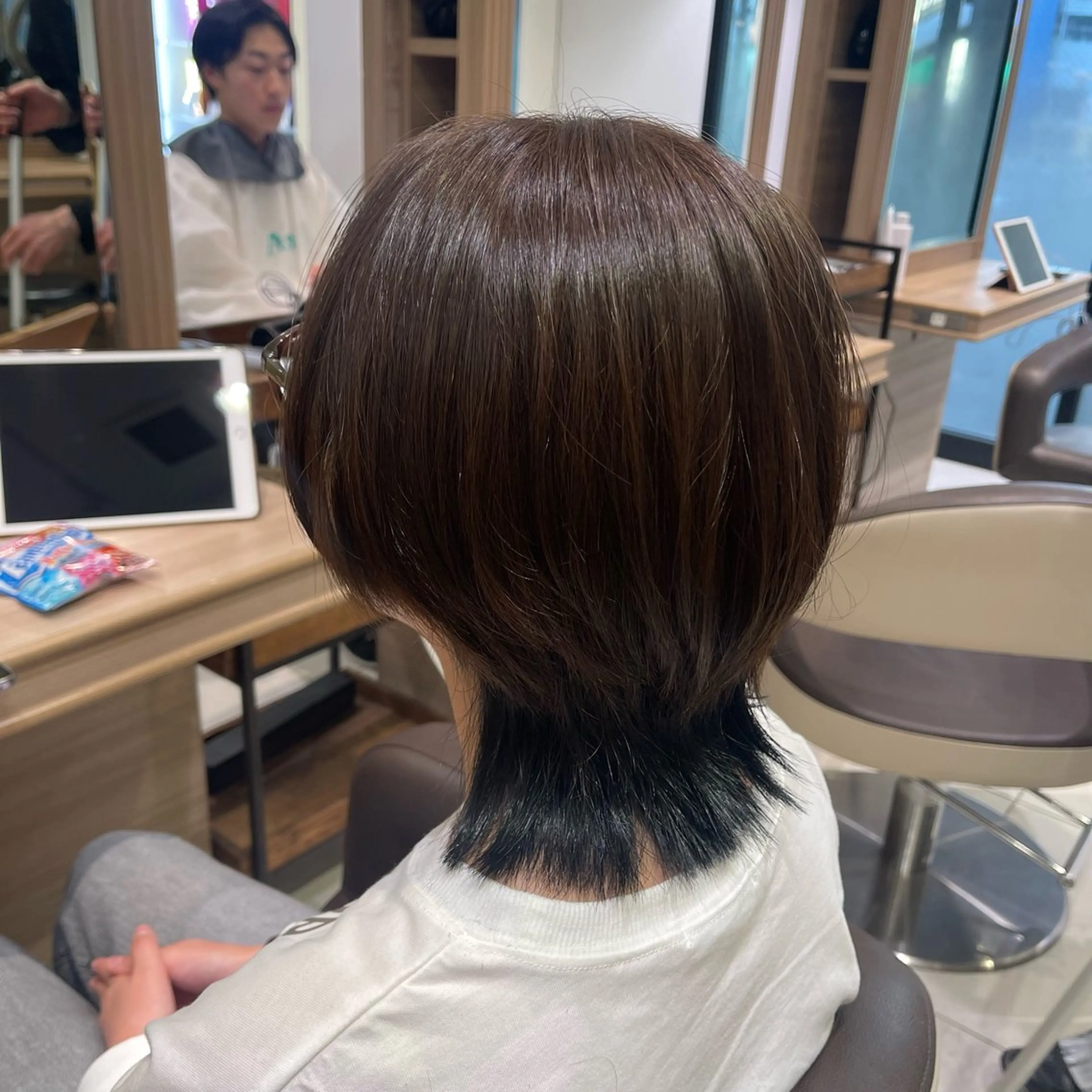 ミディアム カラー ヘアカラー トリートメント ヘアセット Color🩵 みゆう/インナーのヘアスタイル