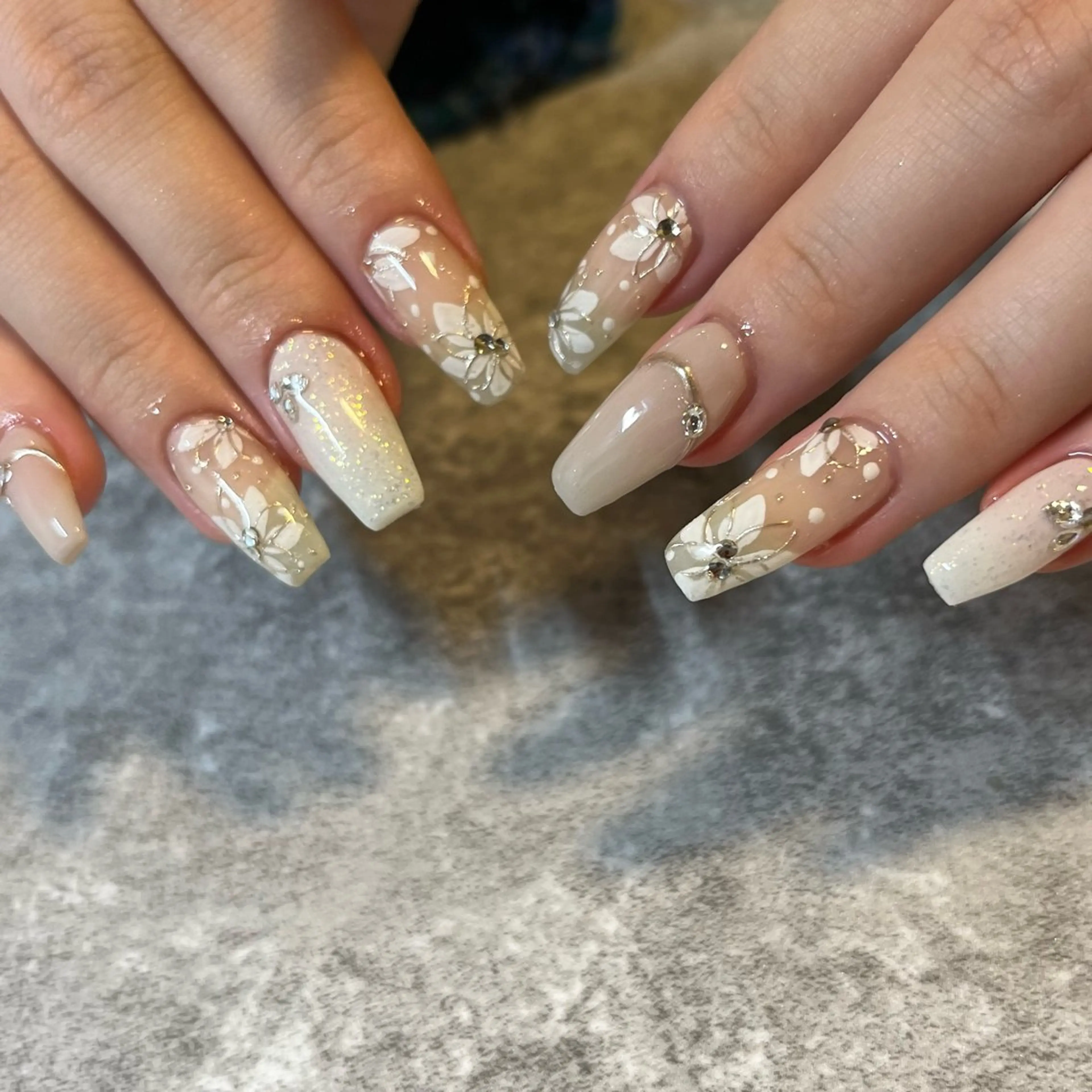 ネイル 成人式 ハンドネイル Lélia nail Himariのネイルデザイン