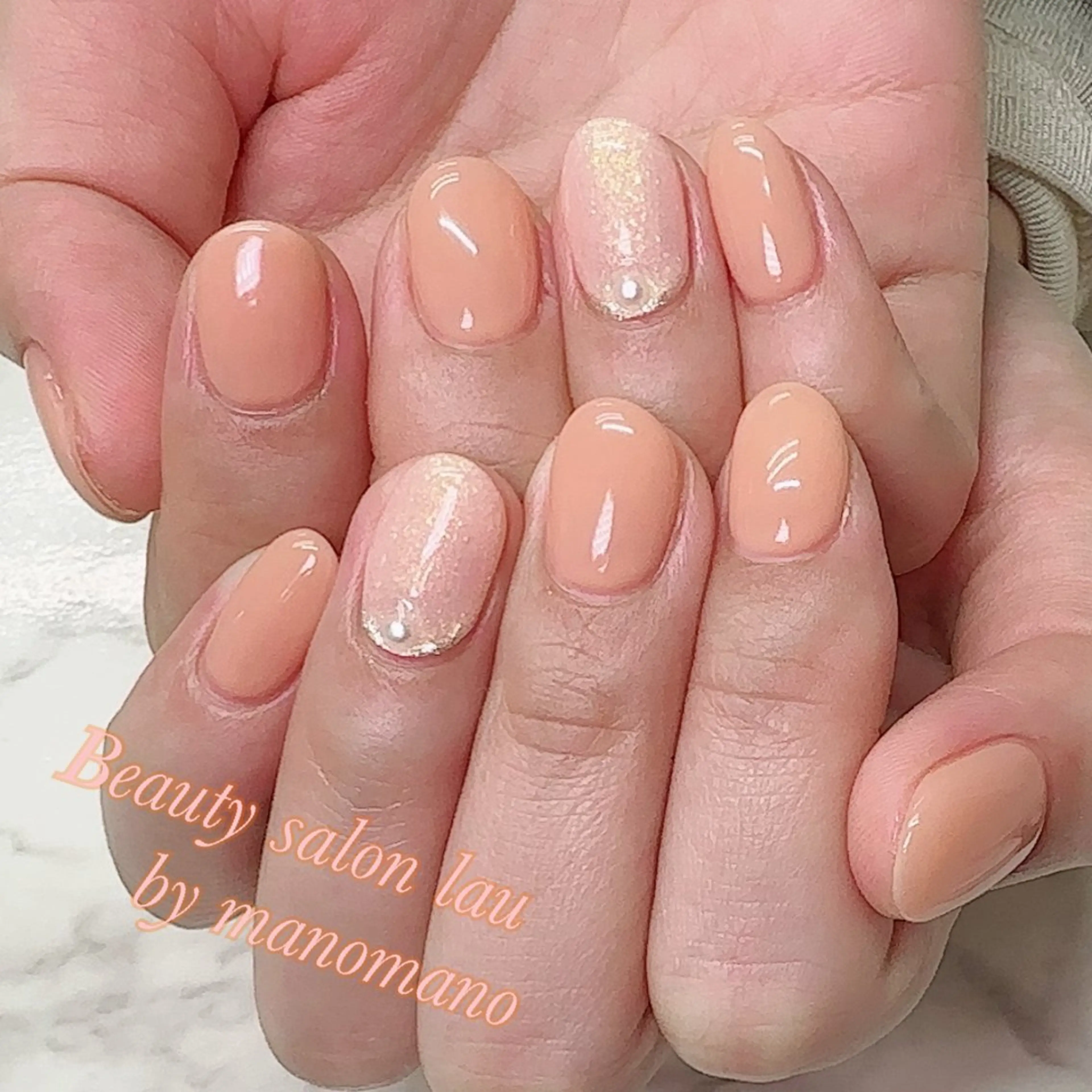 ネイル ハンドネイル ラウバイマノマノ なかざとのネイルデザイン