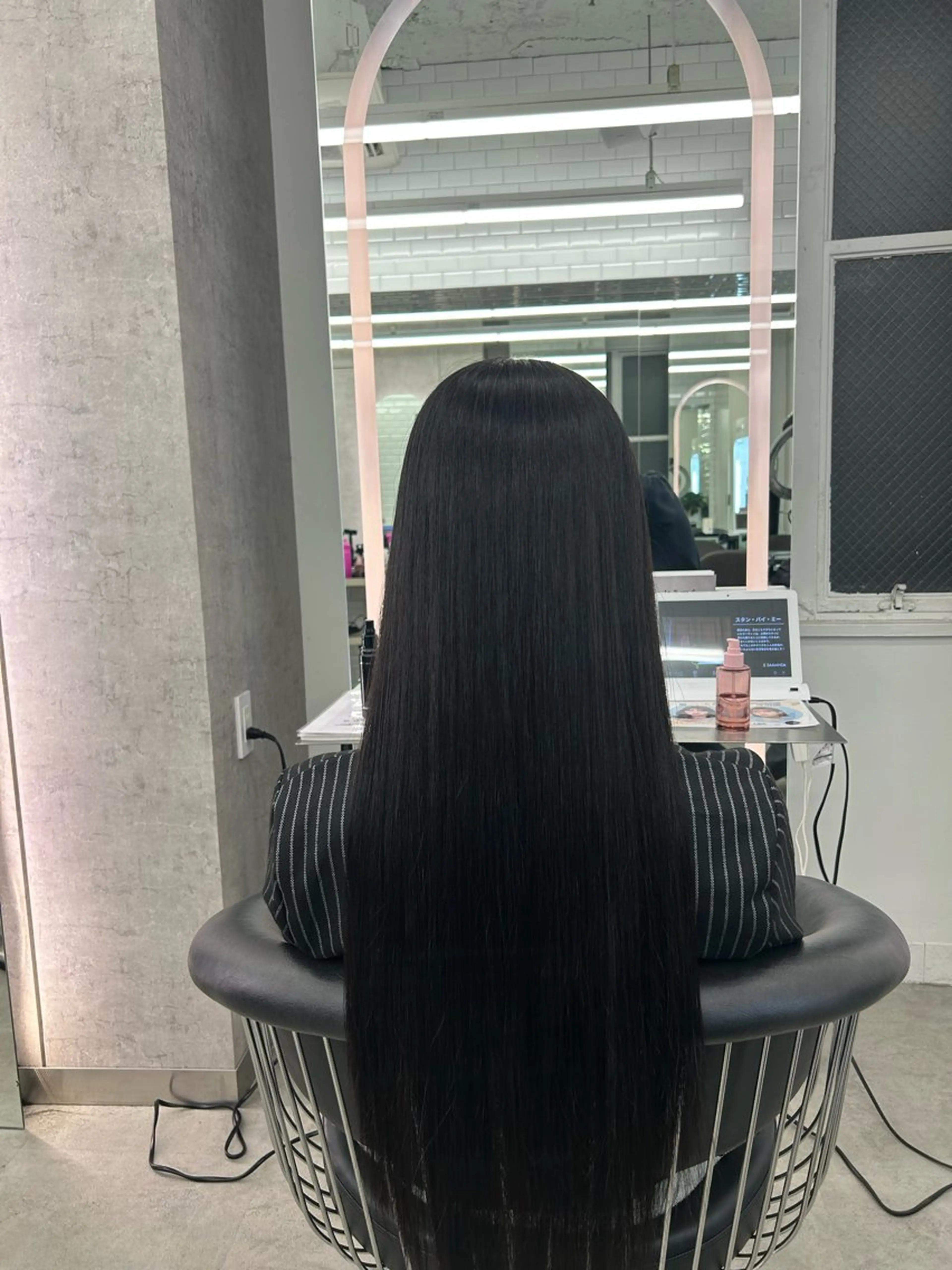 ロング 縮毛矯正 トリートメント 髪質改善/カラー 山口蒼太のヘアスタイル